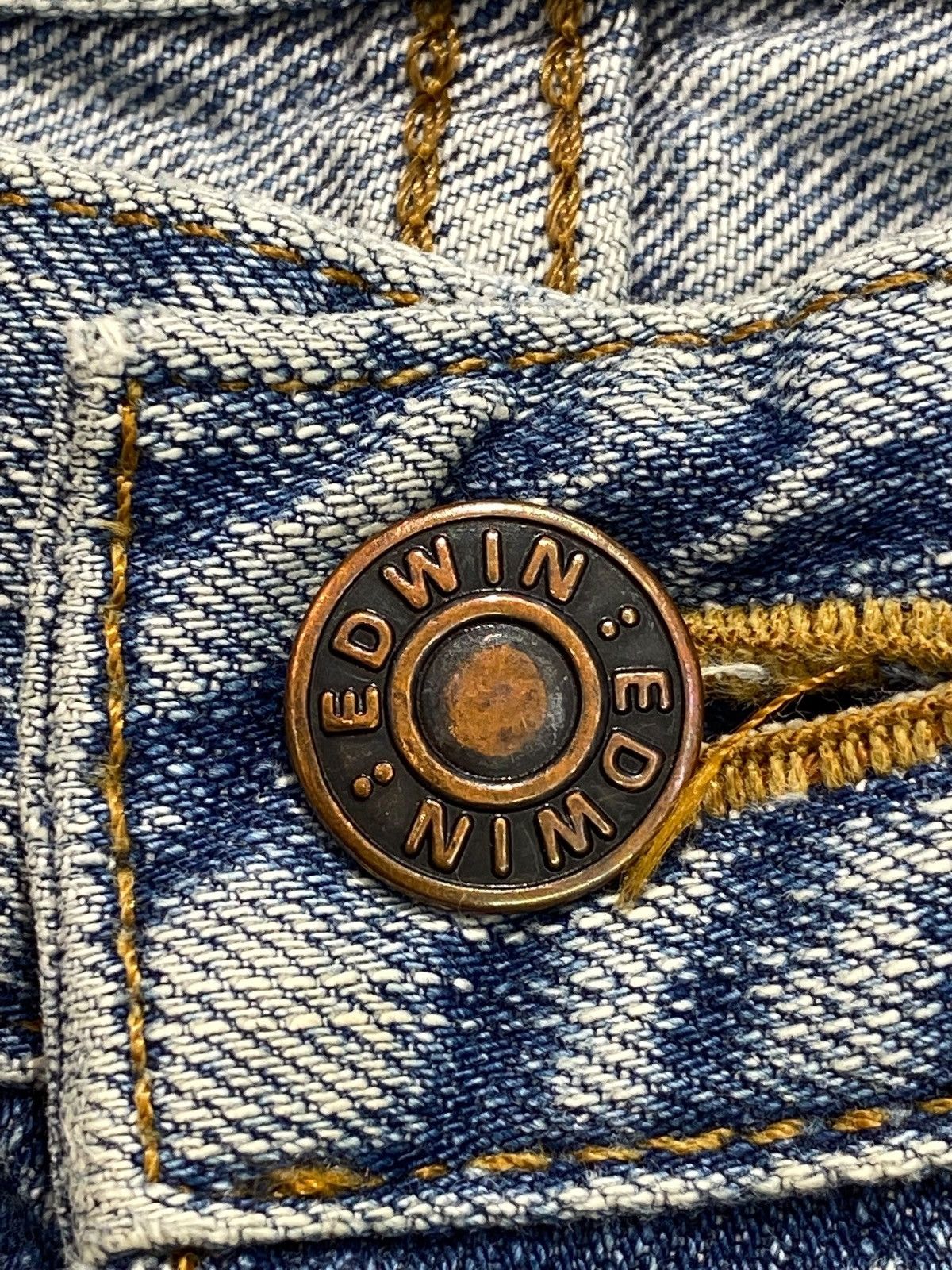 Edwin Edwin 503TM Faded Blue Wash Boot Cut Style Jeans Size US 30 / EU 46 - 11 Thumbnail