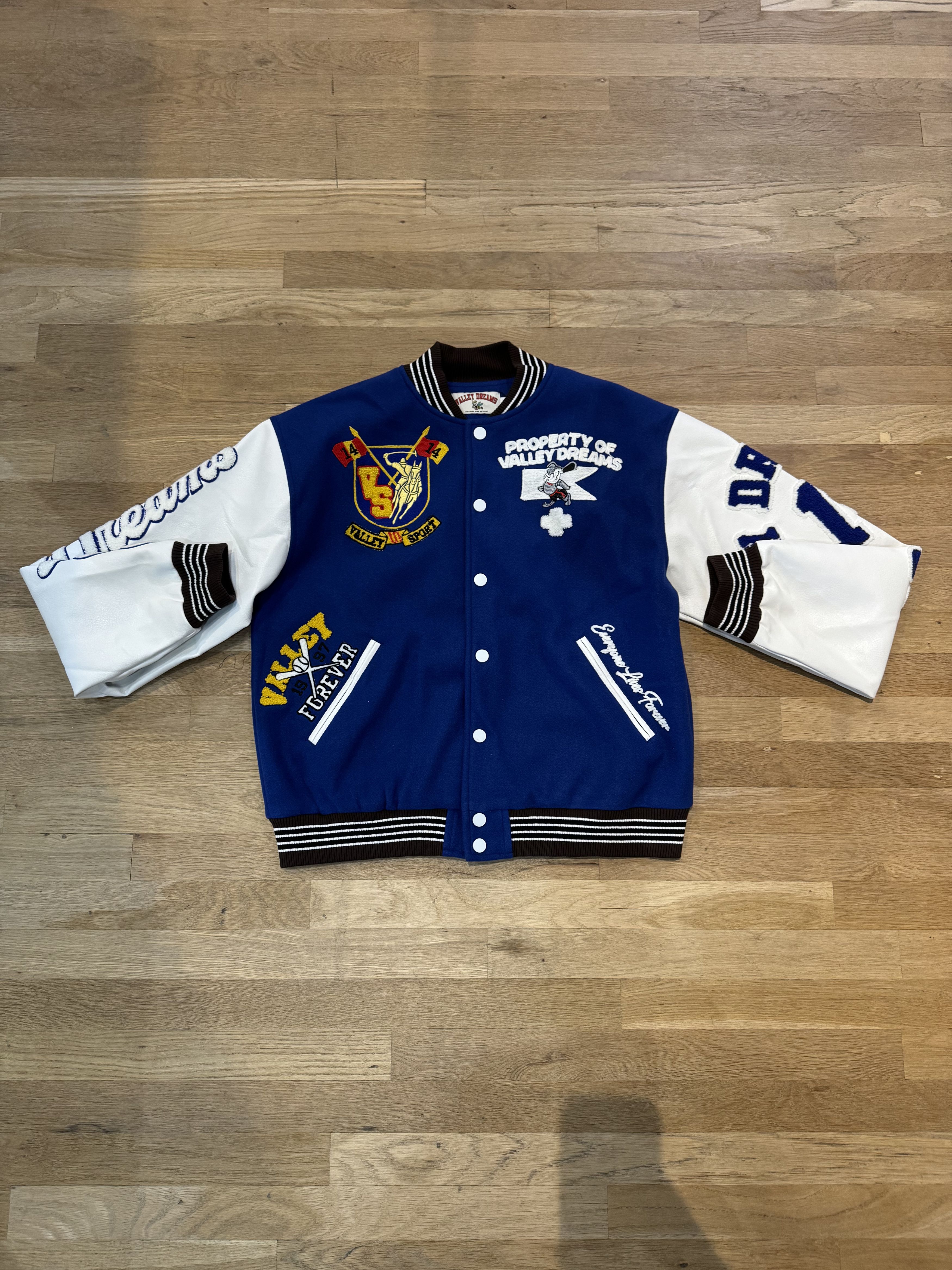 Vale VALE FOREVER ALUMNI VARSITY JACKET BLUE Size US L / EU 52-54 / 3 - 1 Thumbnail
