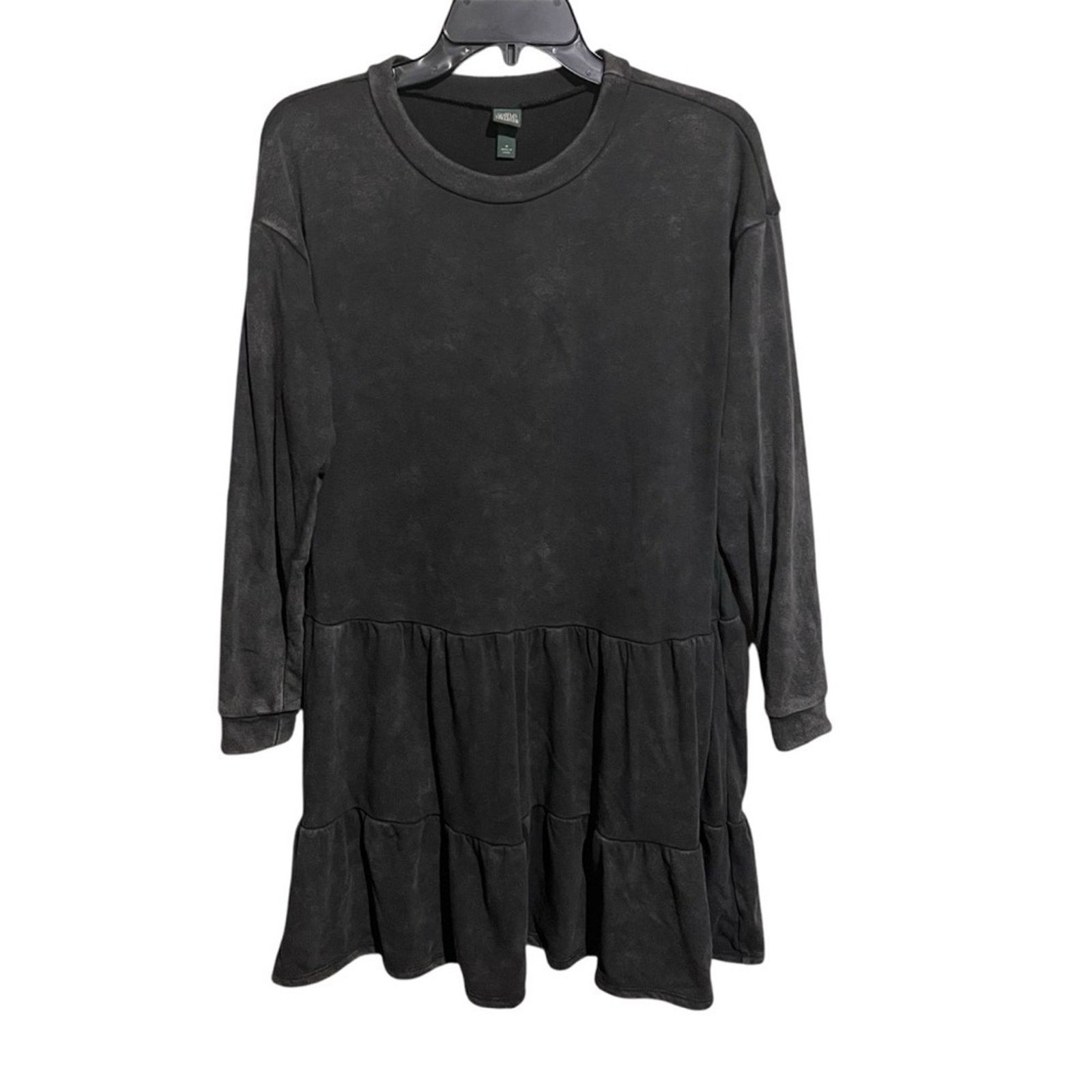 Other Women's Wild Fable Longsleeve Sweatshirt Dress Tiered Sz M Size M / US 6-8 / IT 42-44 - 1 Thumbnail