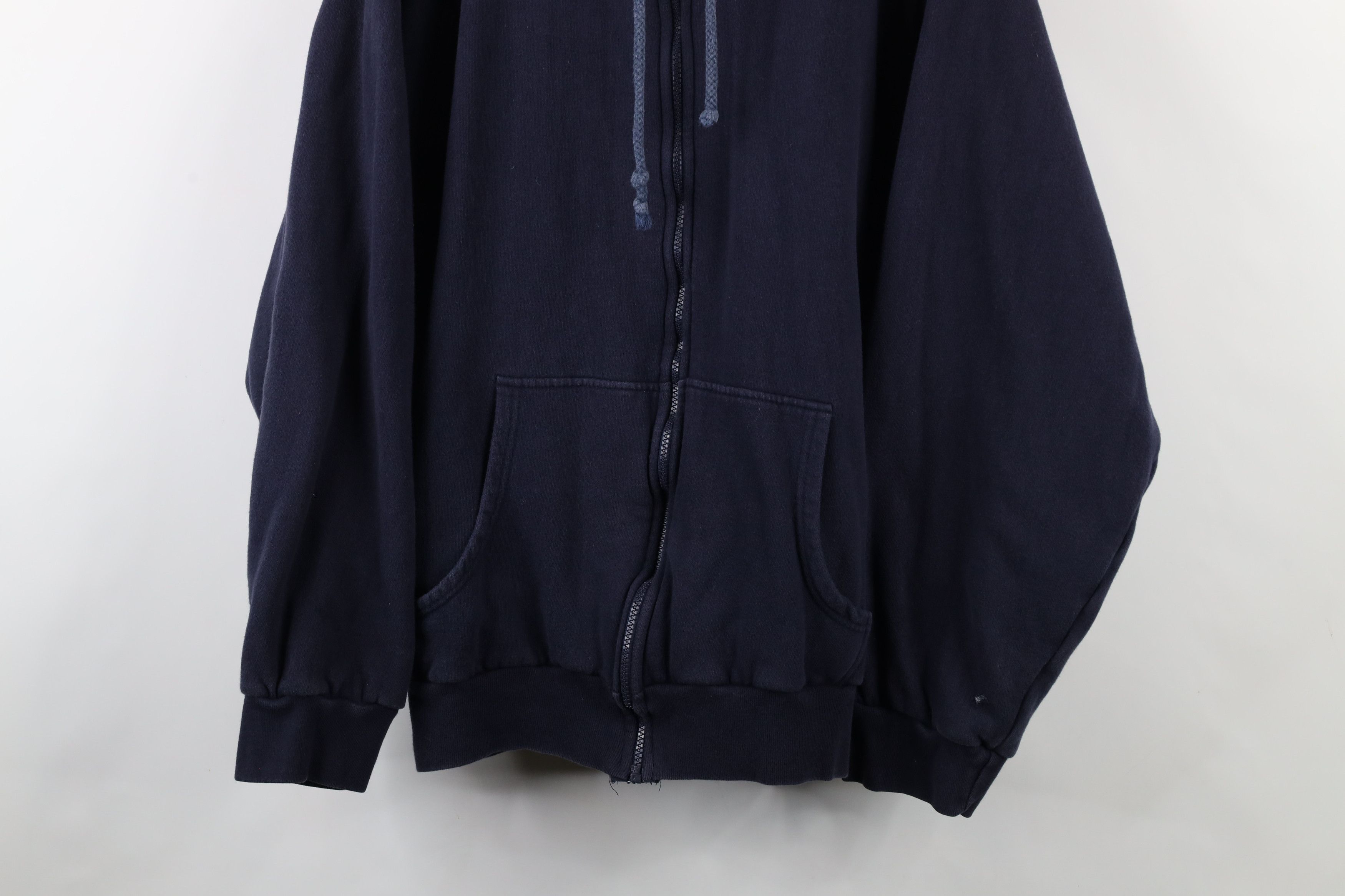 Vintage Vintage 90s Streetwear Wall Thermal Lined Full Zip Hoodie Size US XXL / EU 58 / 5 - 3 Thumbnail