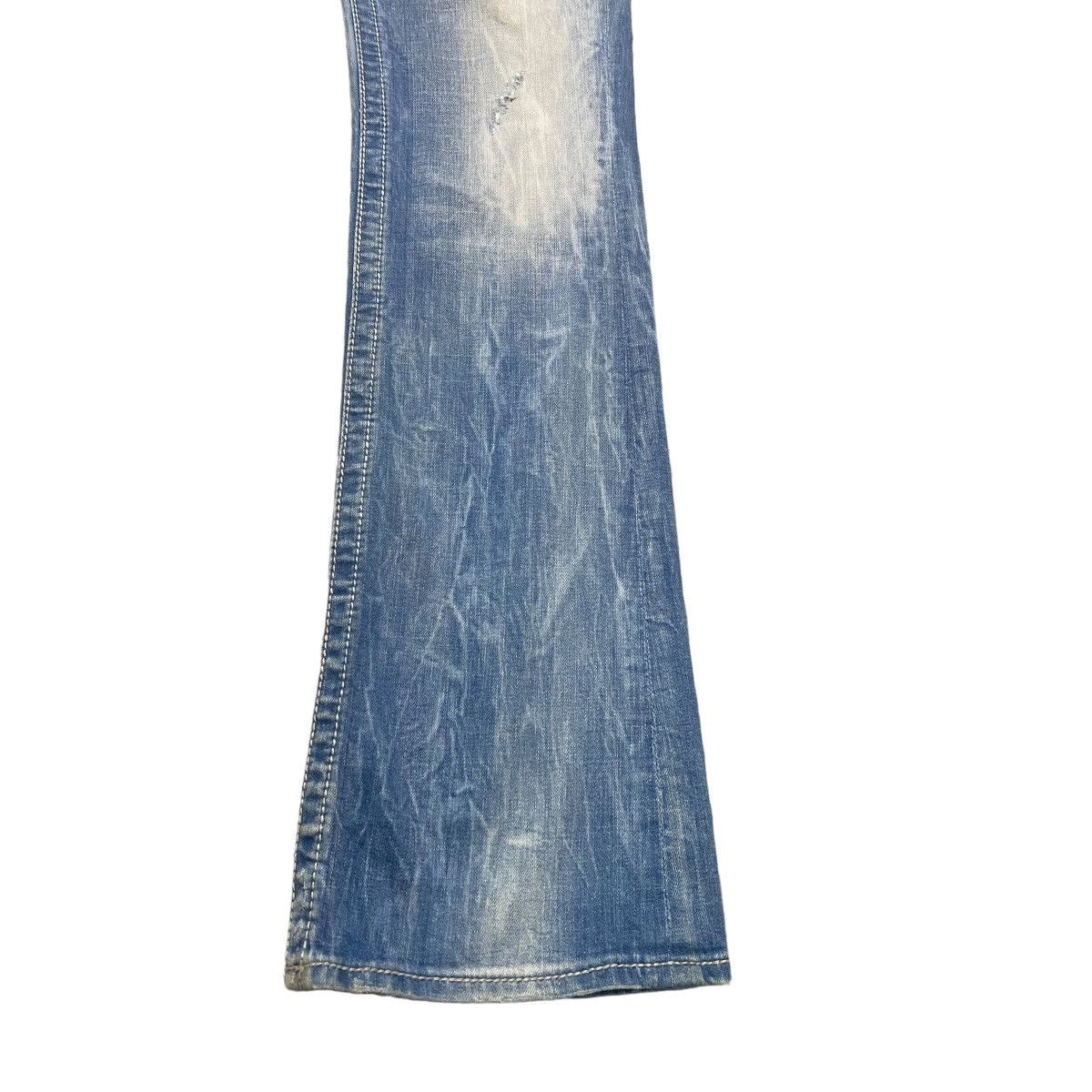 Rock Revival ROCK REVIVAL Low Rise Karlie Boot cut Jeans Distressed Size 29" - 9 Thumbnail
