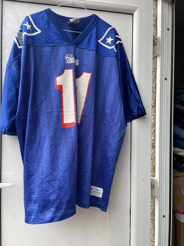 NFL New england patriot drew bledsoe#11 football jersey xxl Size ONE SIZE - 2 Thumbnail