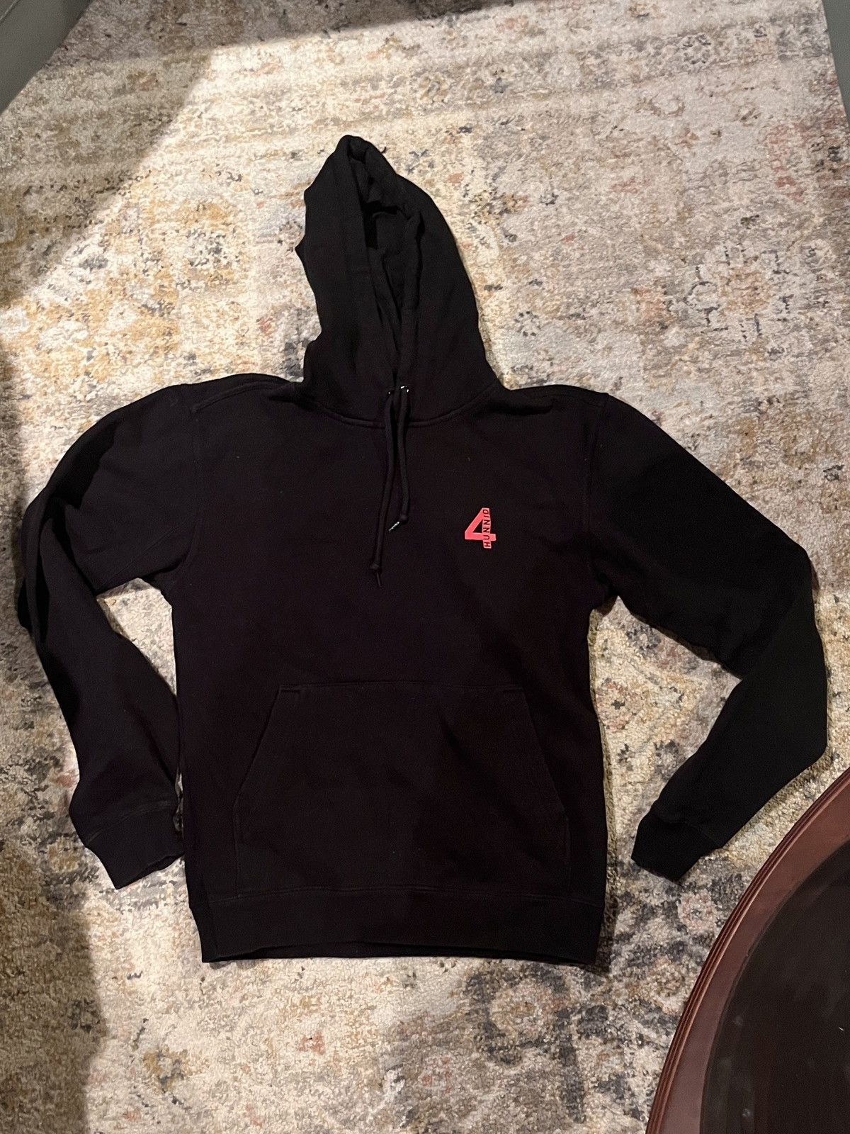 4HUNNID 4Hunnid Black Hoodie Red Logo Pullover Size US S / EU 44-46 / 1 - 4 Thumbnail