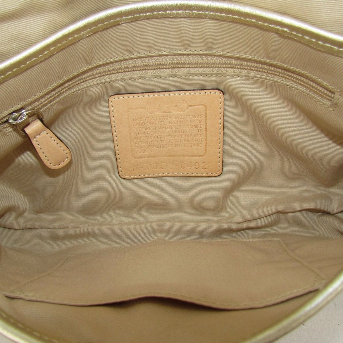 Coach Coach Soho Signature Metallic Flap Shoulder Bag Size ONE SIZE - 7 Thumbnail