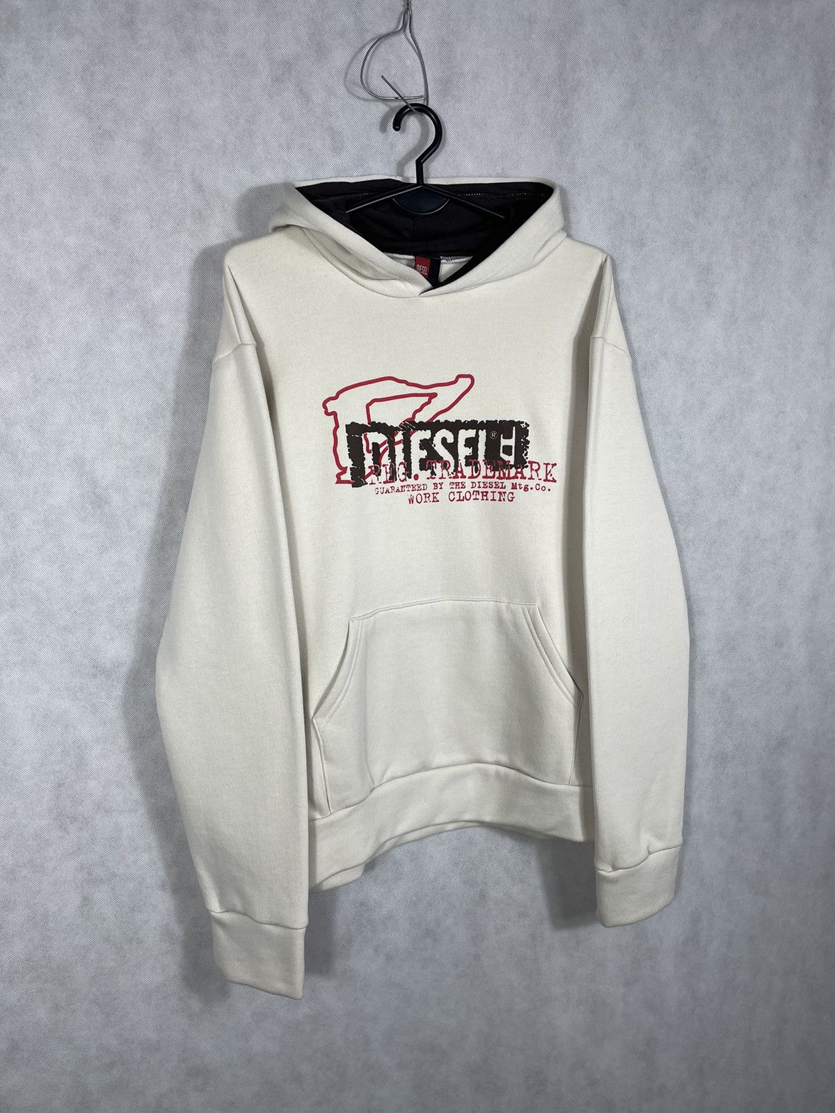 Diesel × Vintage Vintage DIESEL Retro Y2k hoodie Sweatshirt Crewneck skate Size US L / EU 52-54 / 3 - 3 Thumbnail