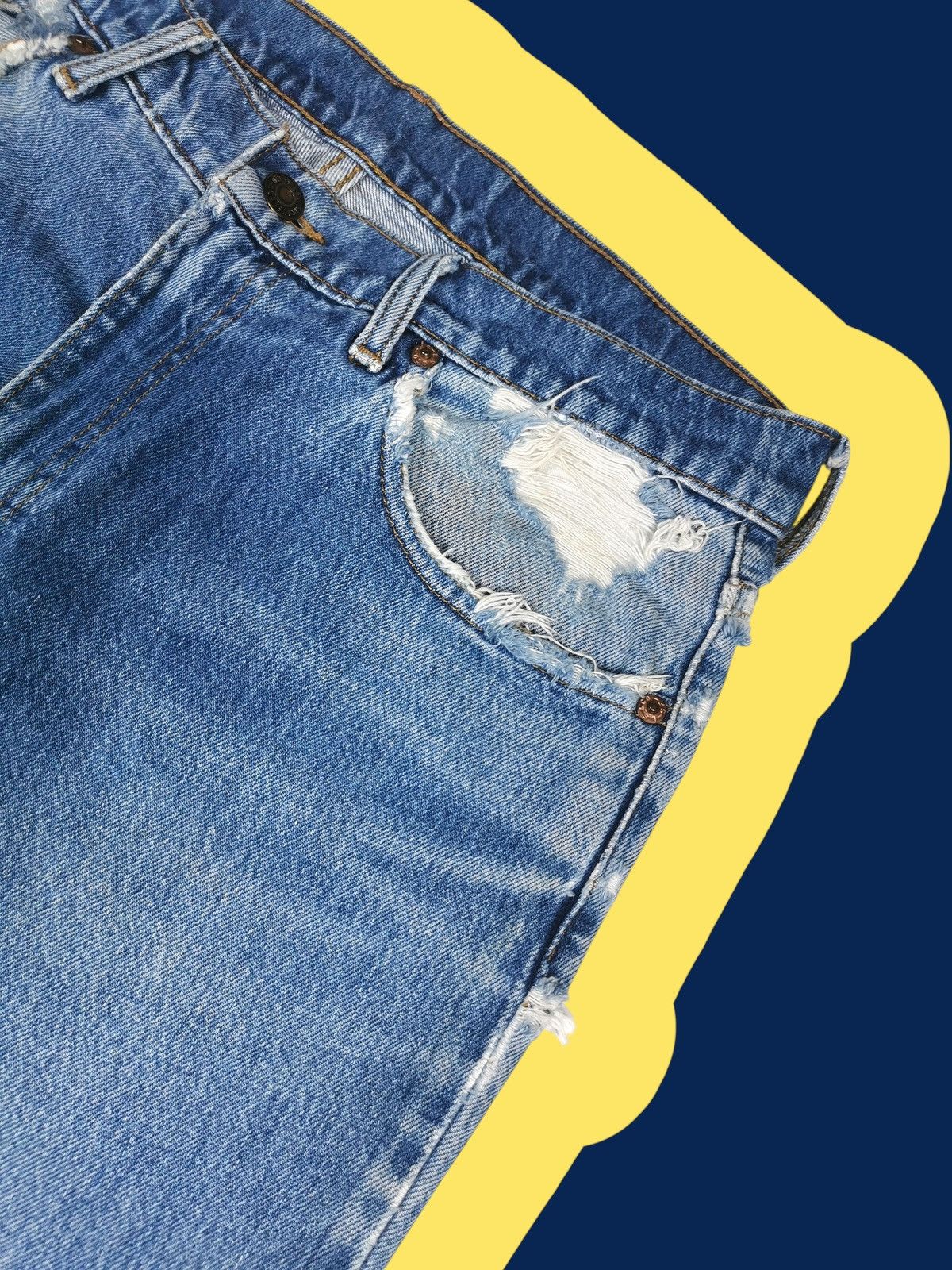 Levi's Vintage levis 515 distressed jeans Size US 33 - 9 Thumbnail