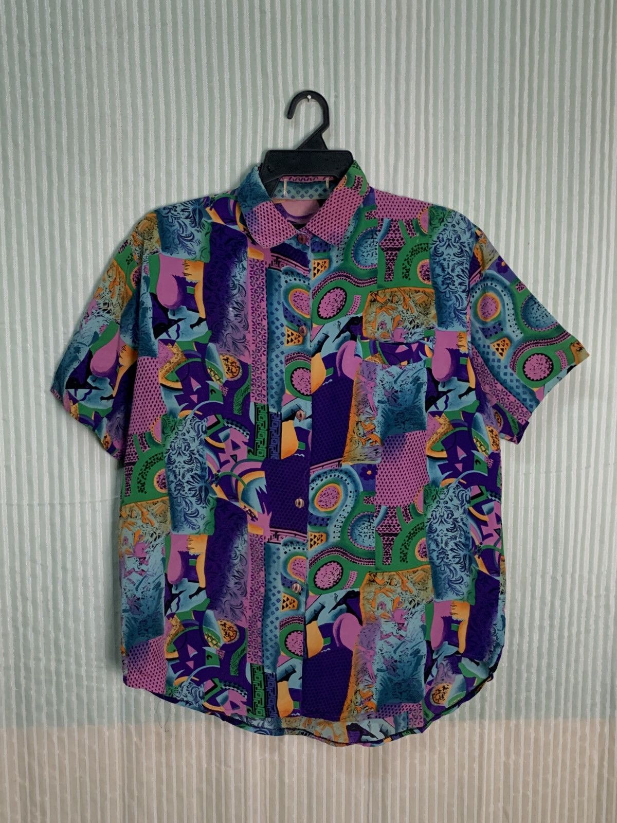 Other Rare Design Vintage Short Sleeve Blouse Size M / US 6-8 / IT 42-44 - 1 Thumbnail