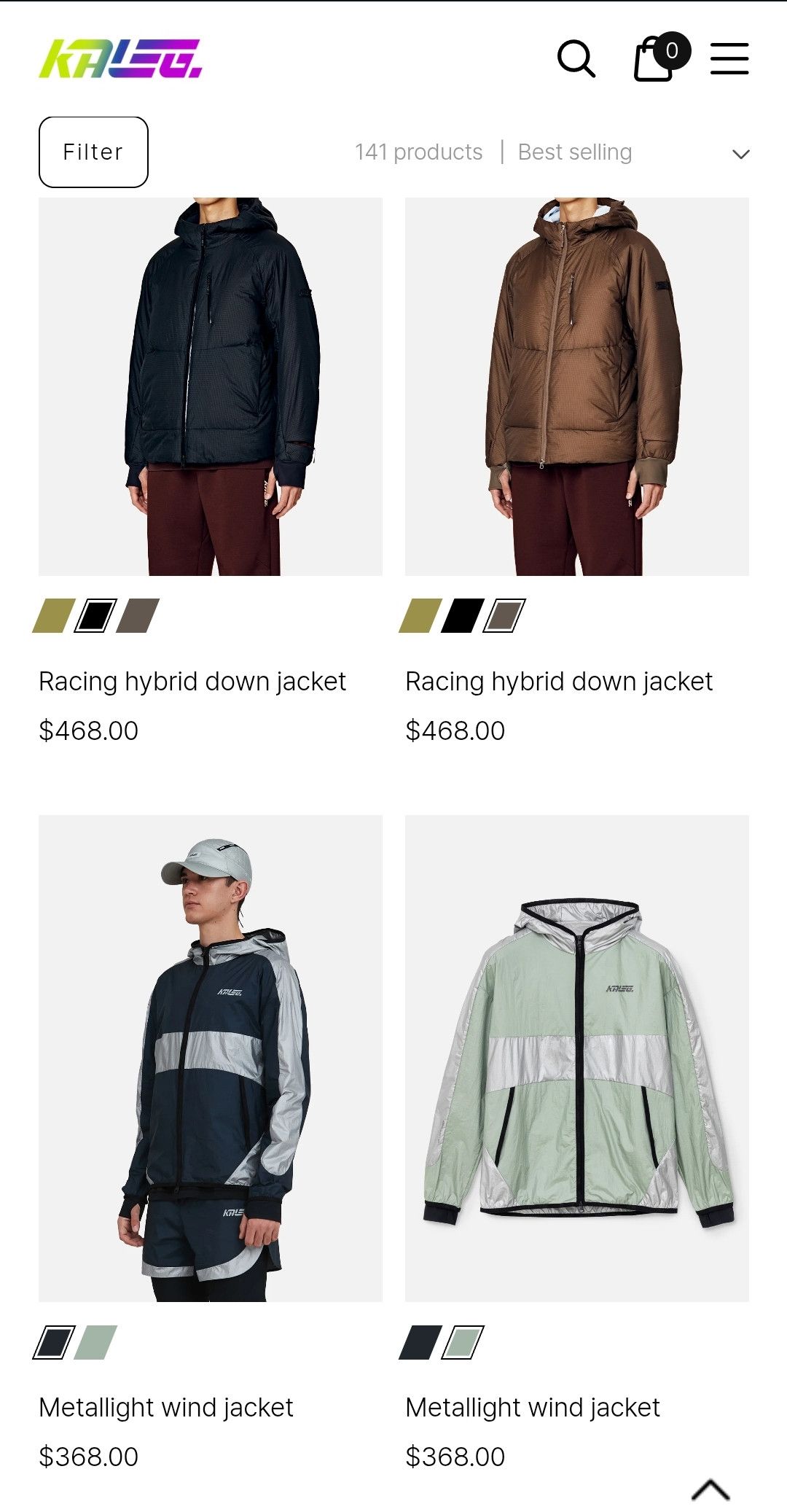 Other Kaleg KR Metallight Windbraker Running Jacket NOT Satisfy Size US L / EU 52-54 / 3 - 9 Thumbnail