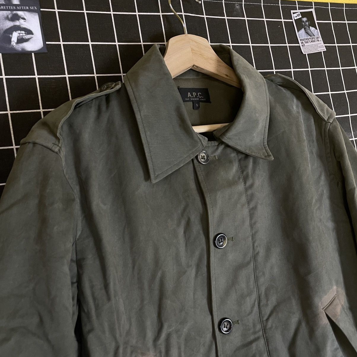A.P.C. 🇯🇵 VINTAGE APC BUTTON UP MILITARY COTTON WAXED JACKET Size US M / EU 48-50 / 2 - 3 Thumbnail
