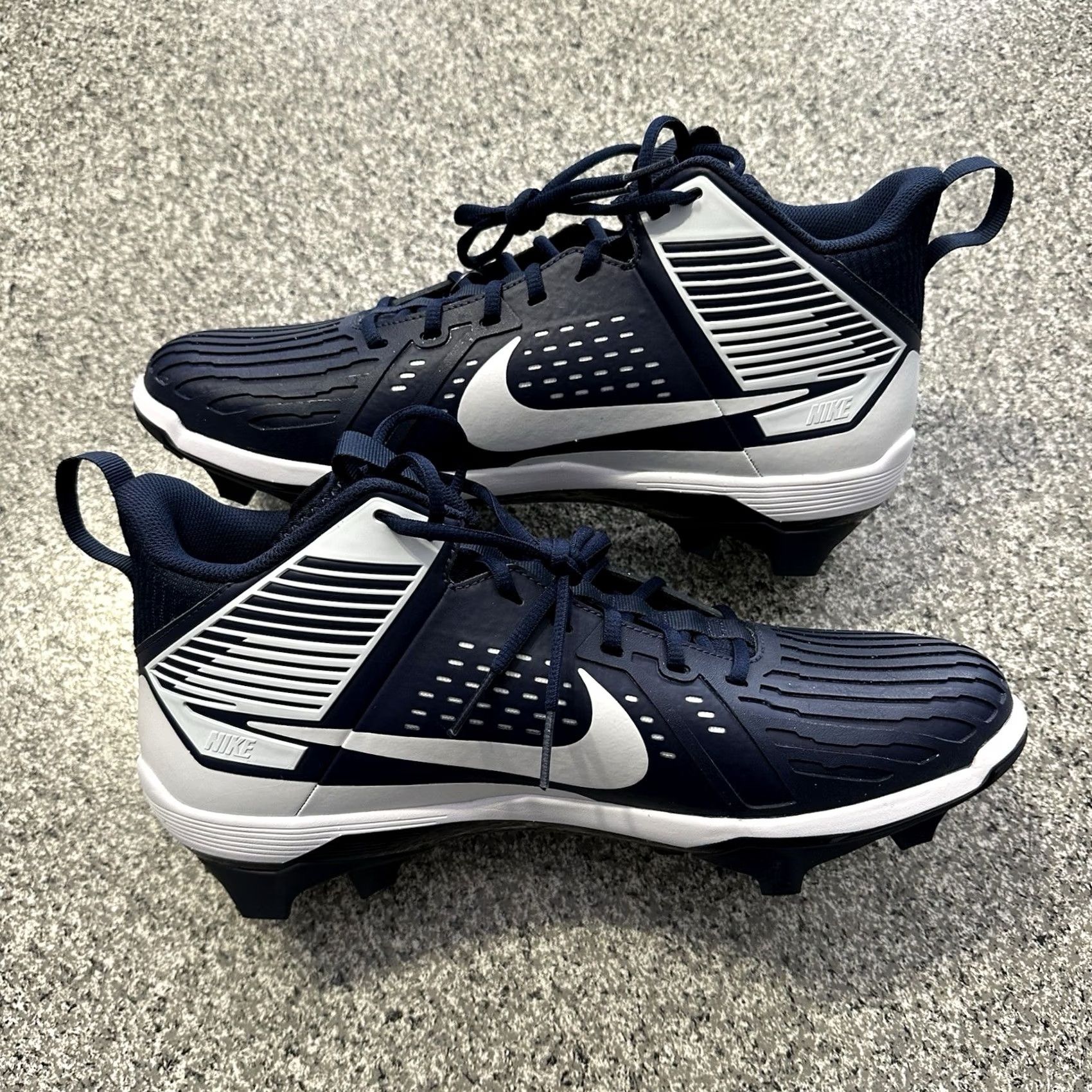 Nike Nike Force Savage Pro 3 Football Cleats Mens Size 14 Navy Blue DA5453-400 Size US 14 / EU 47 - 3 Thumbnail