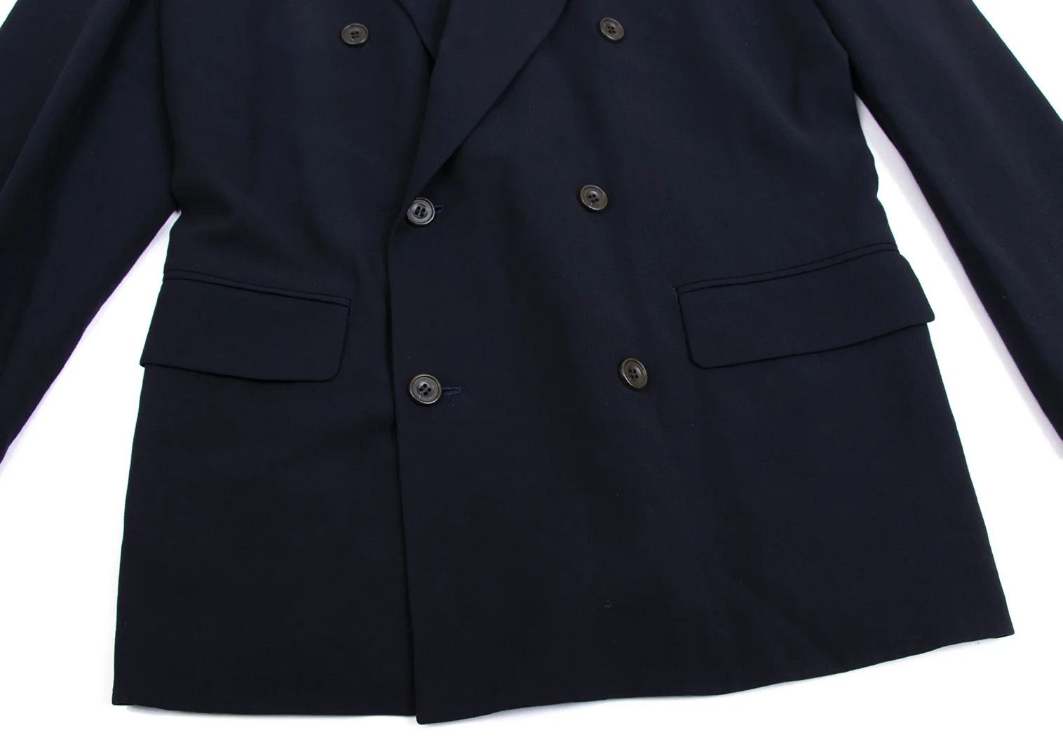 Jean Paul Gaultier Wool Double Jacket in Navy, Size 50 Size US M / EU 48-50 / 2 - 8 Thumbnail
