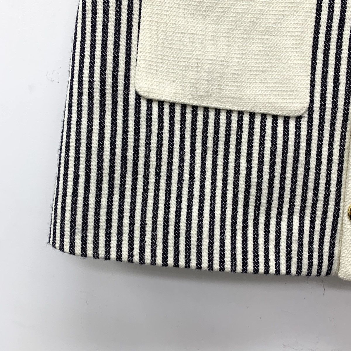 Celine Celine Colorblocked Striped Wool Casual Skirt Size 24" / US 00 / IT 34 - 4 Thumbnail