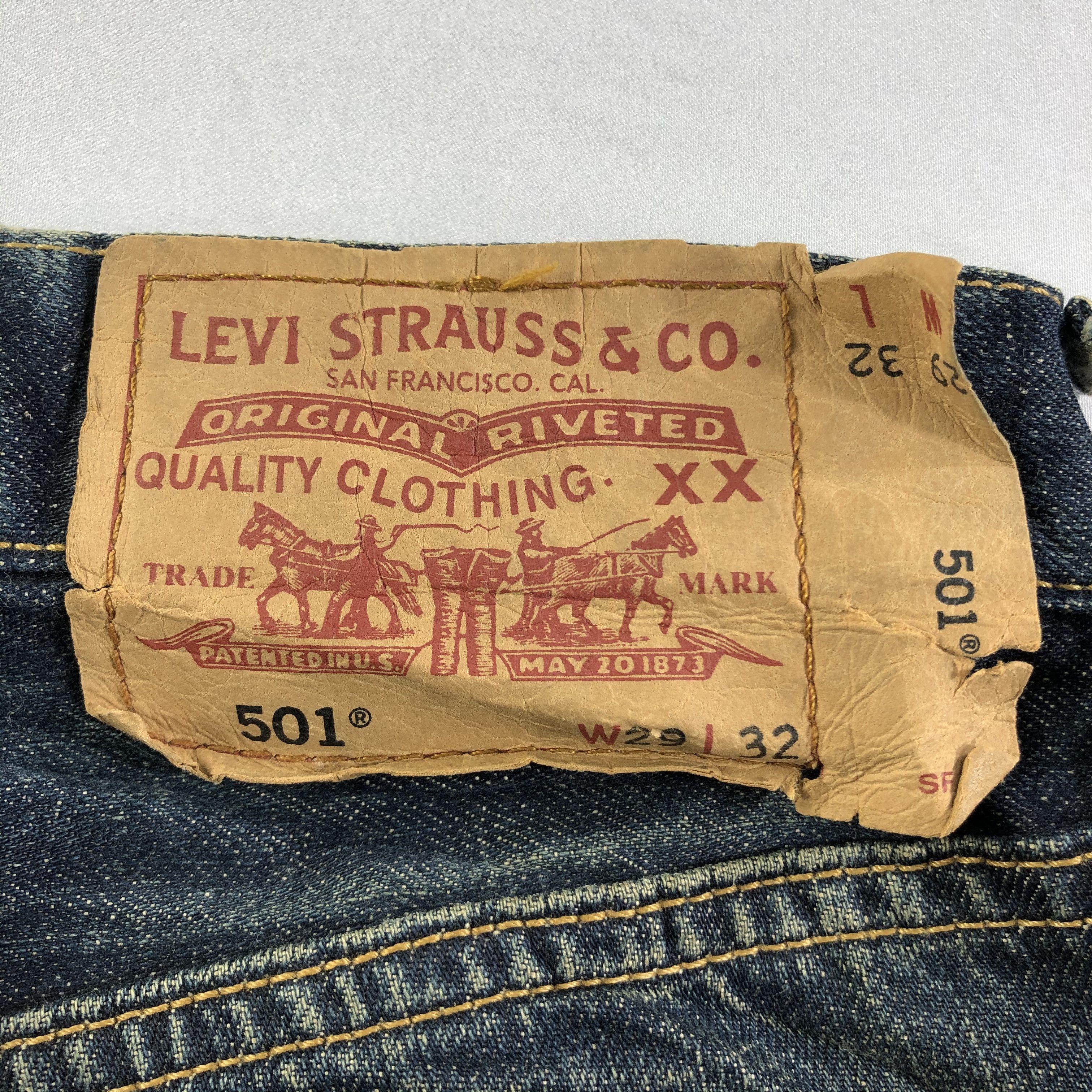 Levi's Vintage Levis 501 Jeans-J4076 Size US 29 - 5 Thumbnail