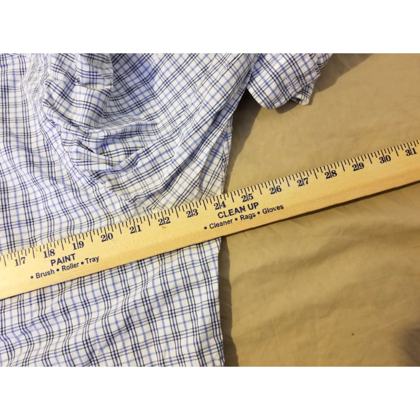 Polo Ralph Lauren Polo Ralph Lauren Dress Shirt L Mens Button-Down Cotton Blue White Button Long Sleeve Classic Size 42R - 5 Thumbnail