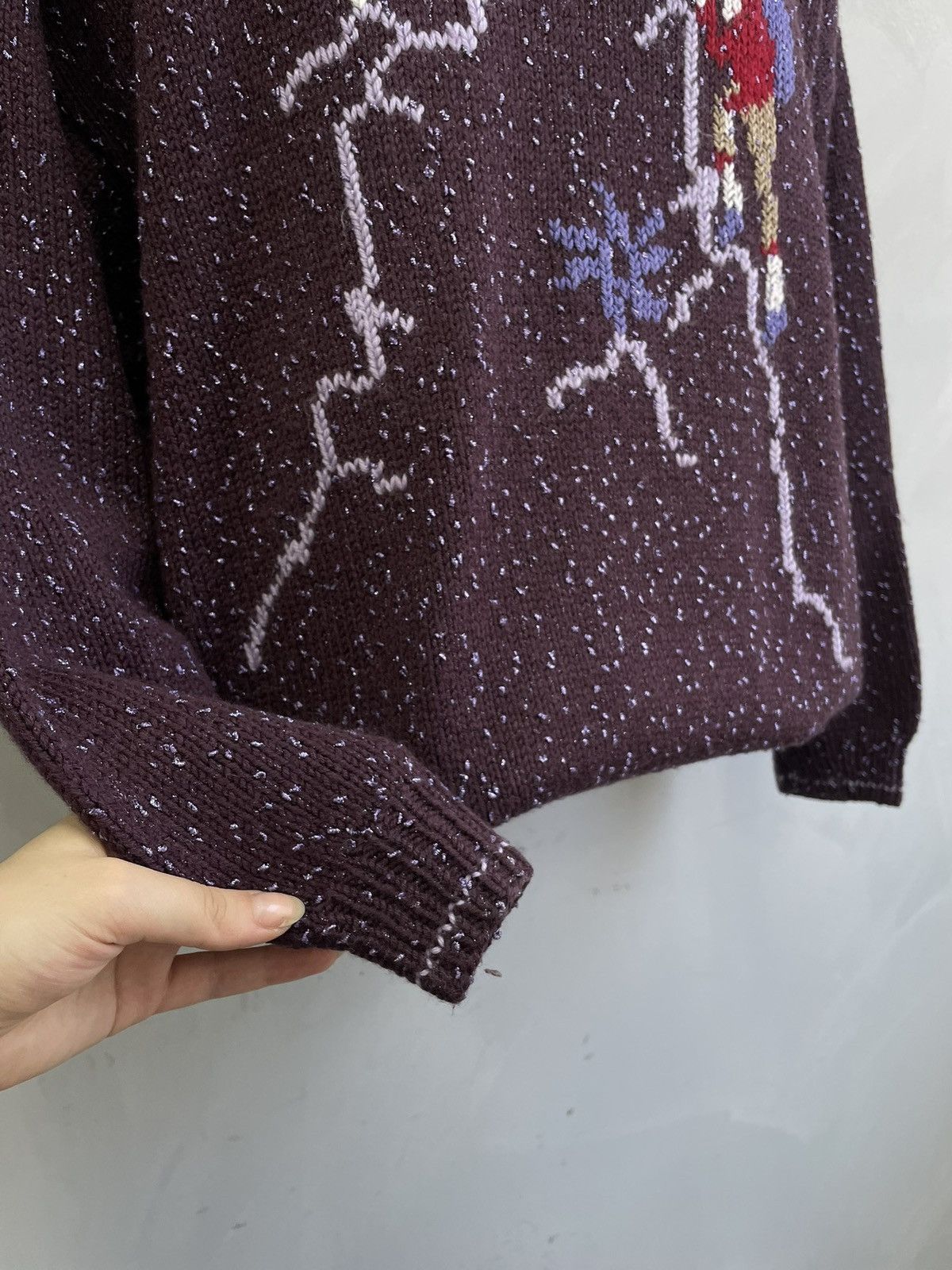 Lacoste Vintage purple knit sweater rare lacoste style y2k style Size US L / EU 52-54 / 3 - 5 Thumbnail