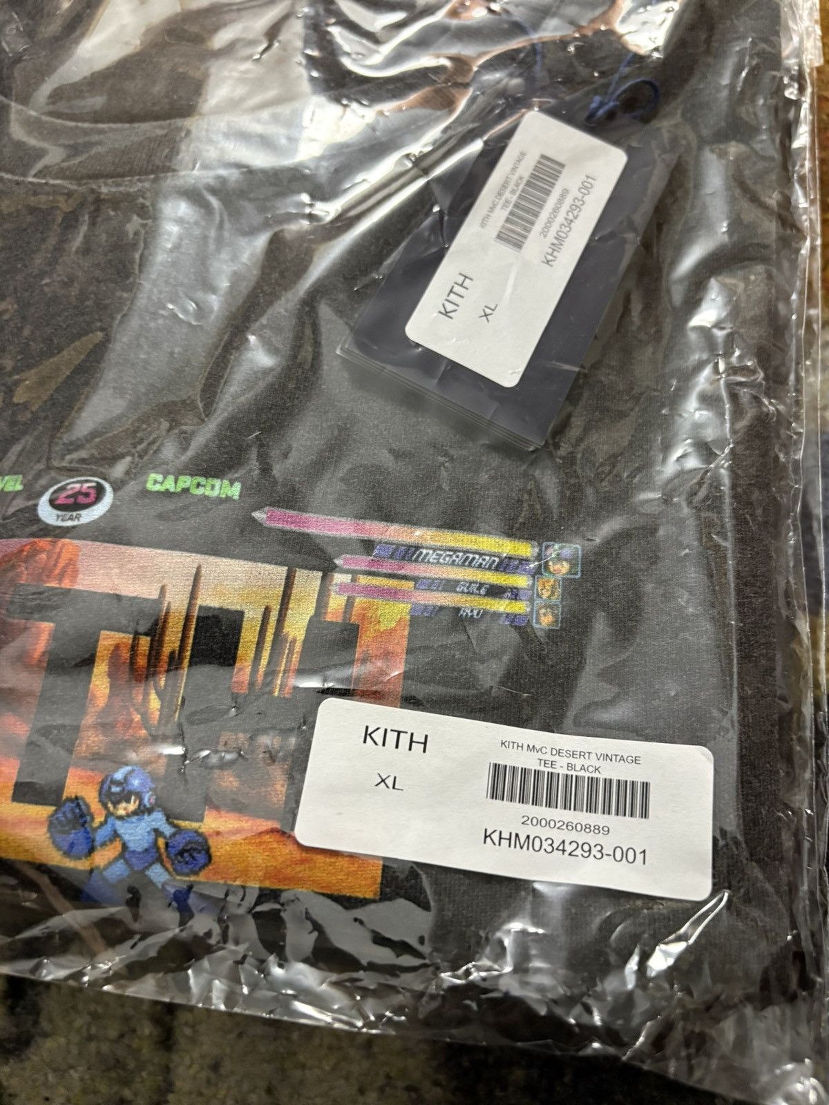 Kith × Marvel Comics KITH MvC DESERT VINTAGE TEE - BLACK Size US XL / EU 56 / 4 - 5 Thumbnail
