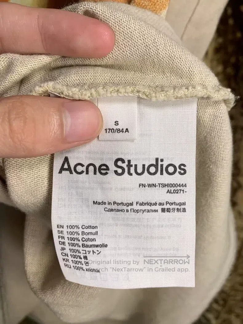 Acne Studios Acne Studios Crew Neck T-Shirt Size US S / EU 44-46 / 1 - 6 Thumbnail