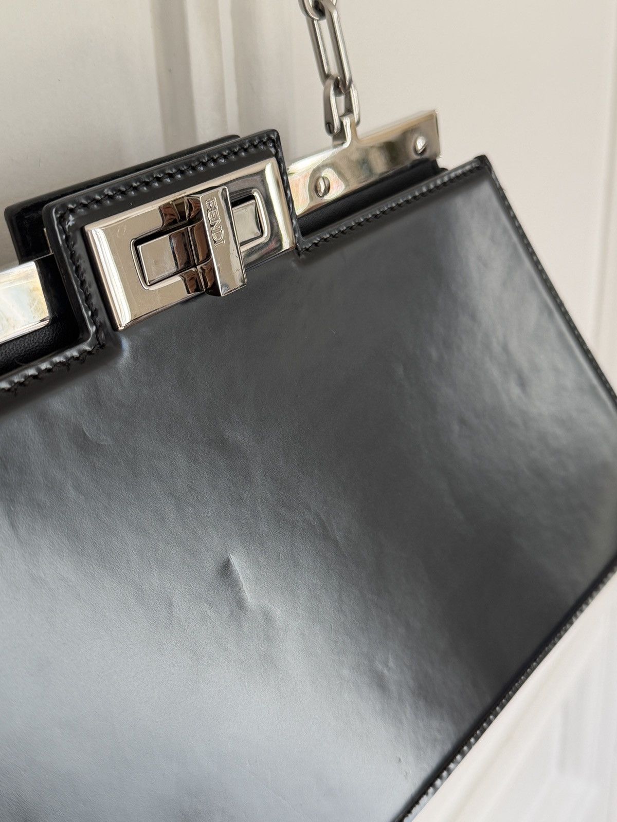 Fendi Peekaboo Cut leather handbag Size ONE SIZE - 5 Thumbnail