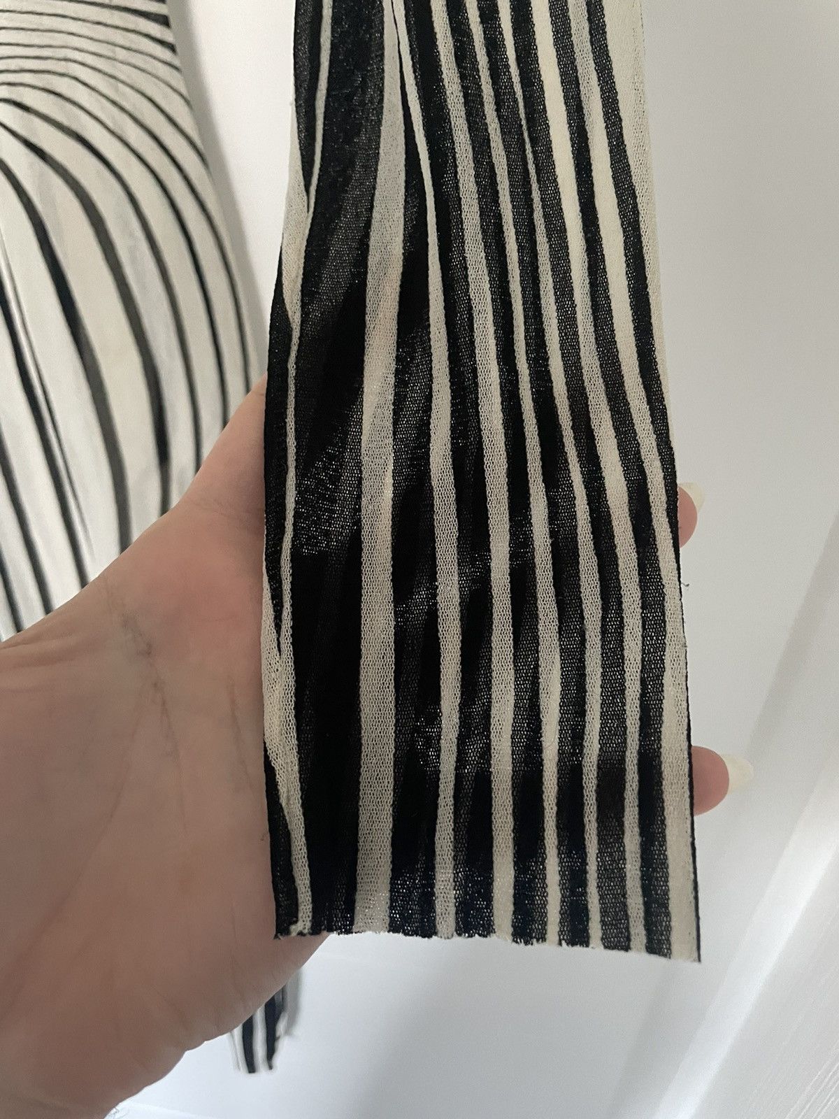 JEAN PAUL GAULTIER TROMPE L’OEIL ZEBRA Jean Paul Gaultier SS1996 Cyberbaba trompe l'œil zebra dress