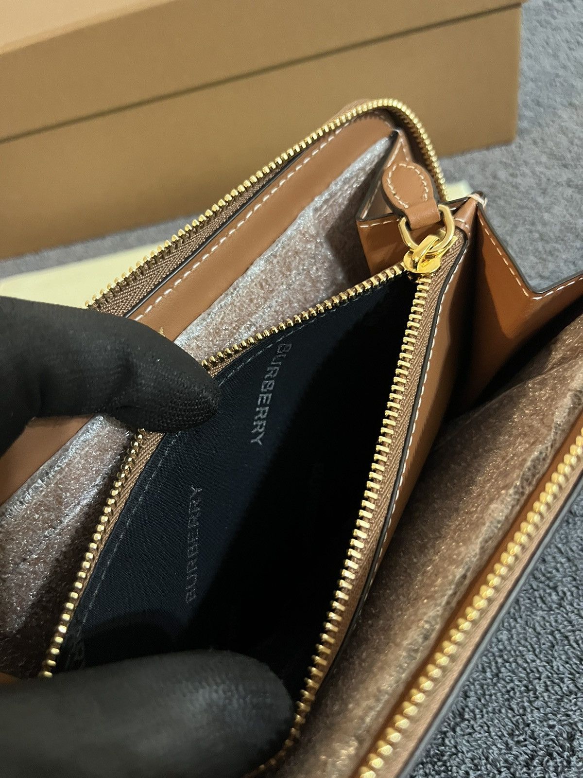 Burberry Burberry Check Zip Wallet Size ONE SIZE - 15 Thumbnail