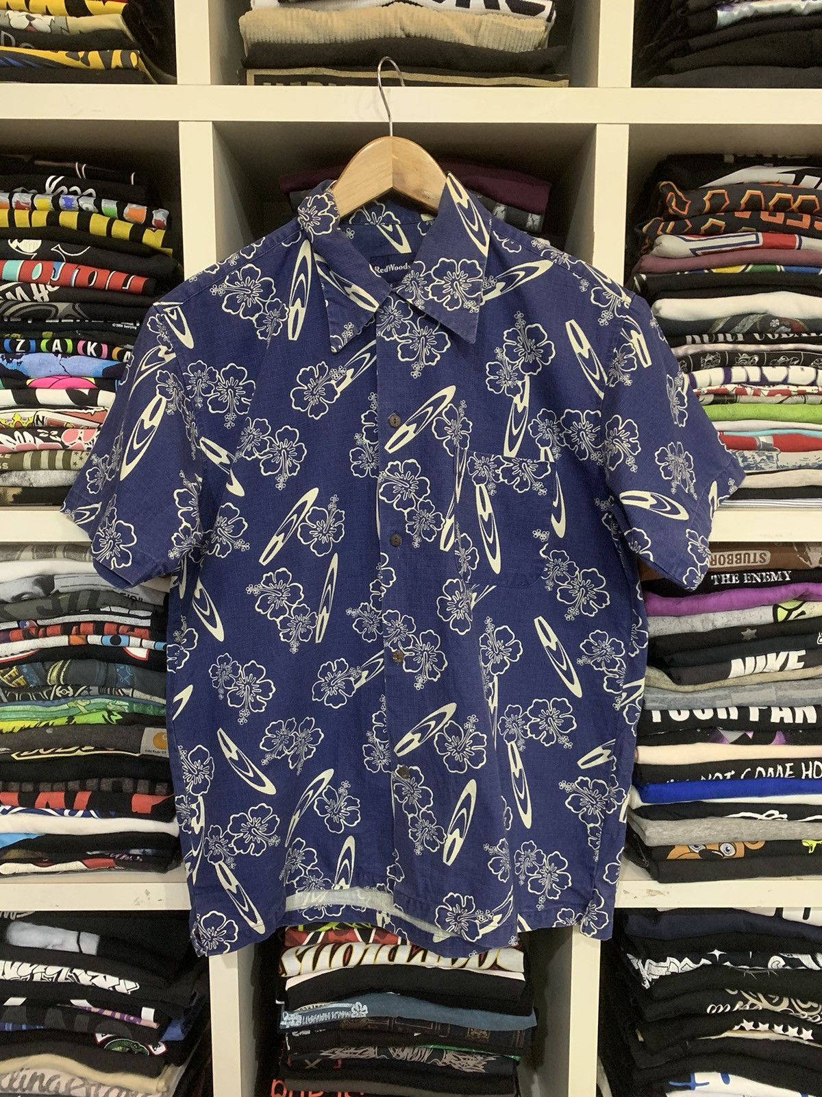Vintage Vintage Redwoods Hawaiian Shirt Size US L / EU 52-54 / 3 - 1 Thumbnail