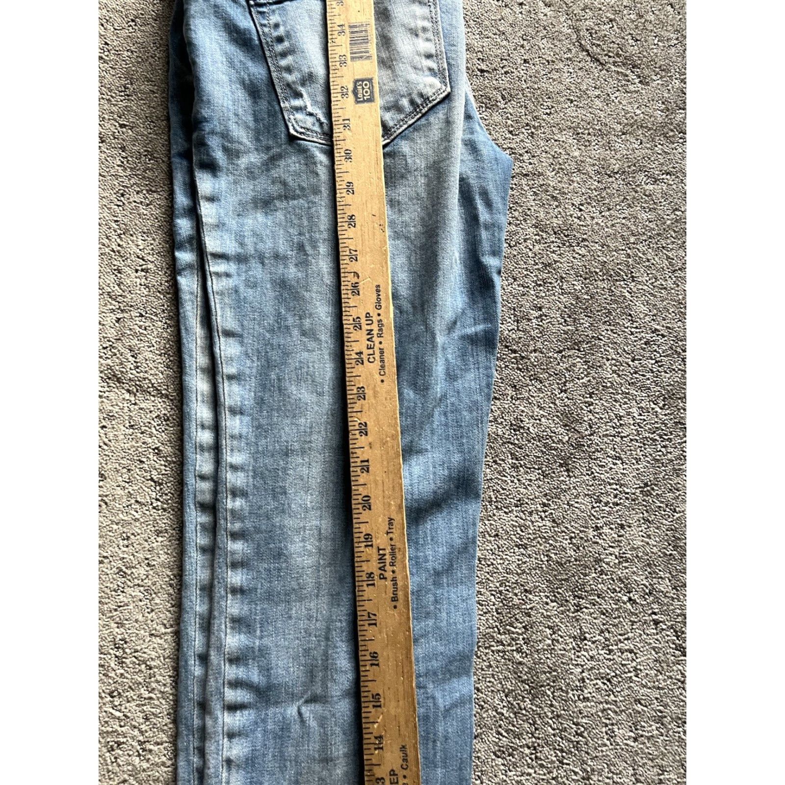 Ann Taylor VINTAGE? (No) ANN TAYLOR LOFT Modern Fit Skinny Denim Jeans Women's Size 6 Blue Low Rise Adult Regular 34 In Inseam Skinny Womens Size 28" / US 6 / IT 42 - 6 Thumbnail