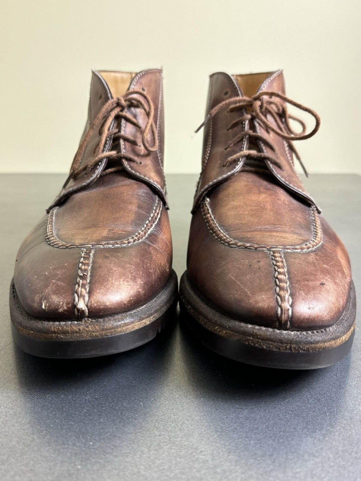 Brioni × Designer Brioni Boots 41 Brogues Chelsea Dress Leather Moc Paraboot Size US 8.5 / EU 41-42 - 5 Thumbnail