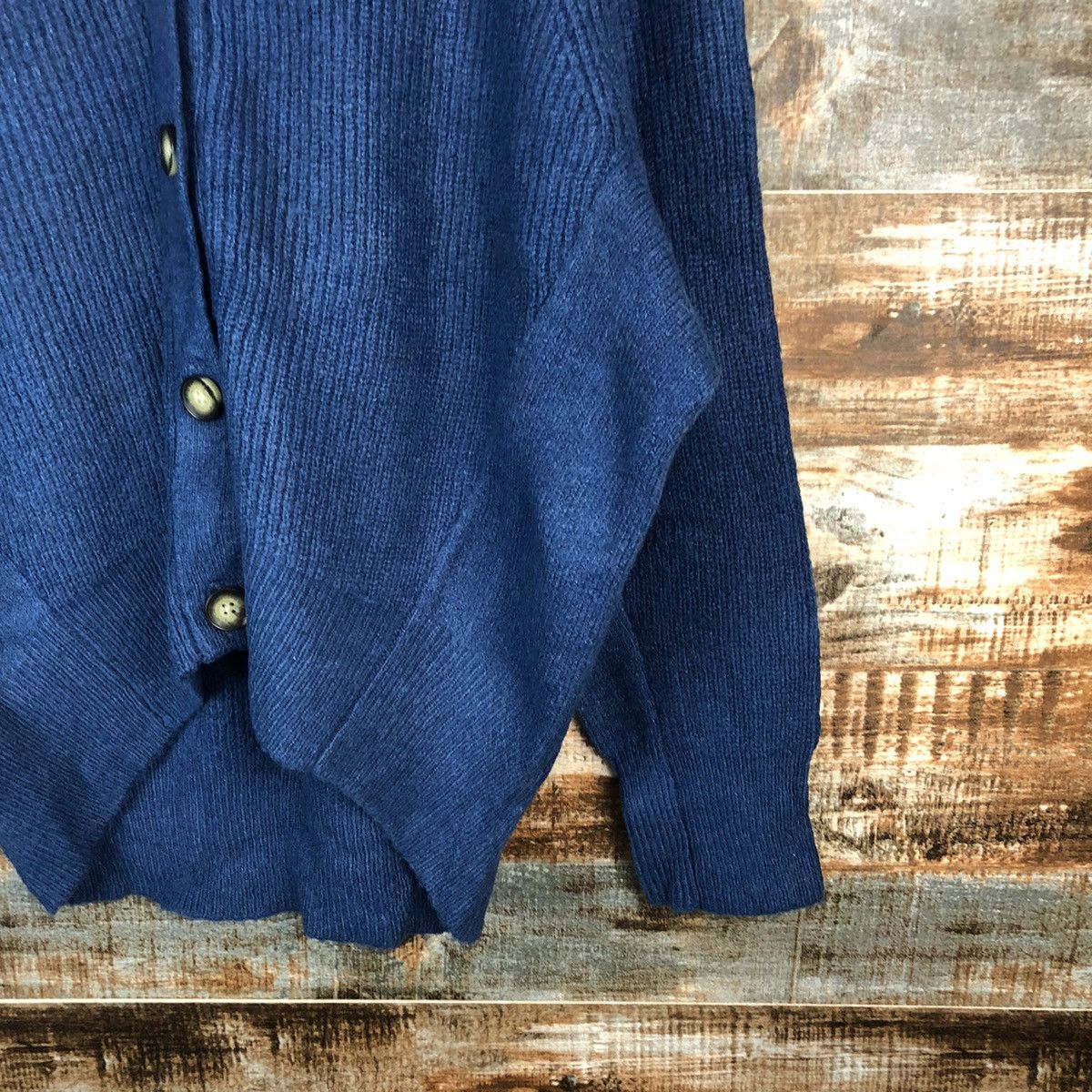 GU GU Blue Cardigan Knitwear #A1722 Size L / US 10 / IT 46 - 8 Thumbnail