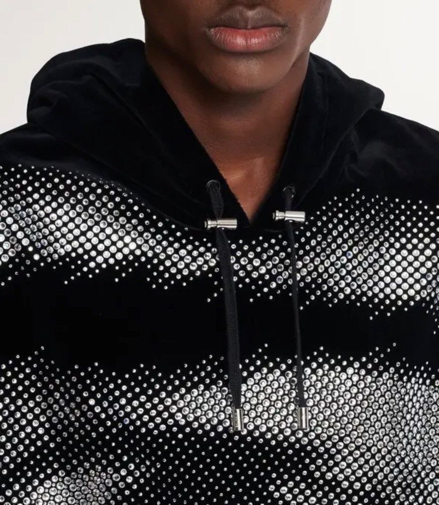 Balmain o1mt1gz0126 Crystal Eye Hoodie in Black Size US S / EU 44-46 / 1 - 2 Thumbnail