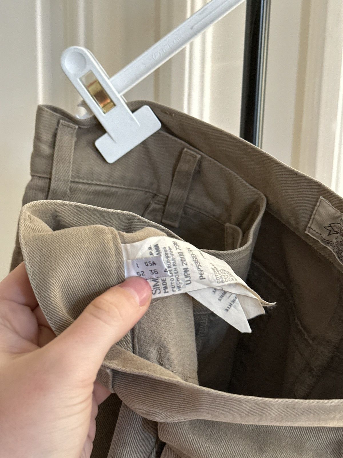 Armani Emporio Armani Rare Jeans Double Knee Military Army Pants Size US 36 / EU 52 - 4 Thumbnail