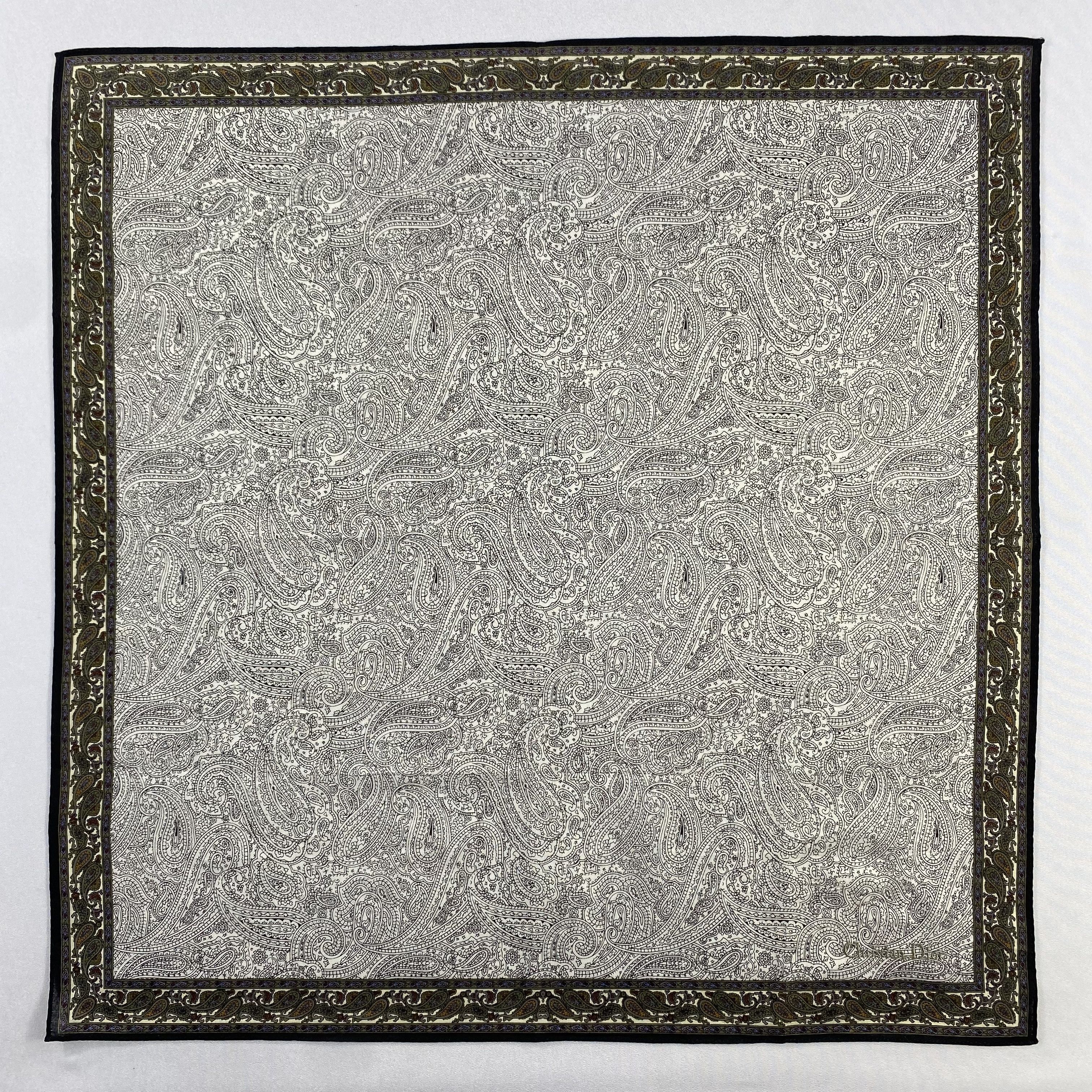 Vintage Christian Dior Monsieur Handkerchief / Neckerchief-P1308 Size ONE SIZE - 1 Thumbnail