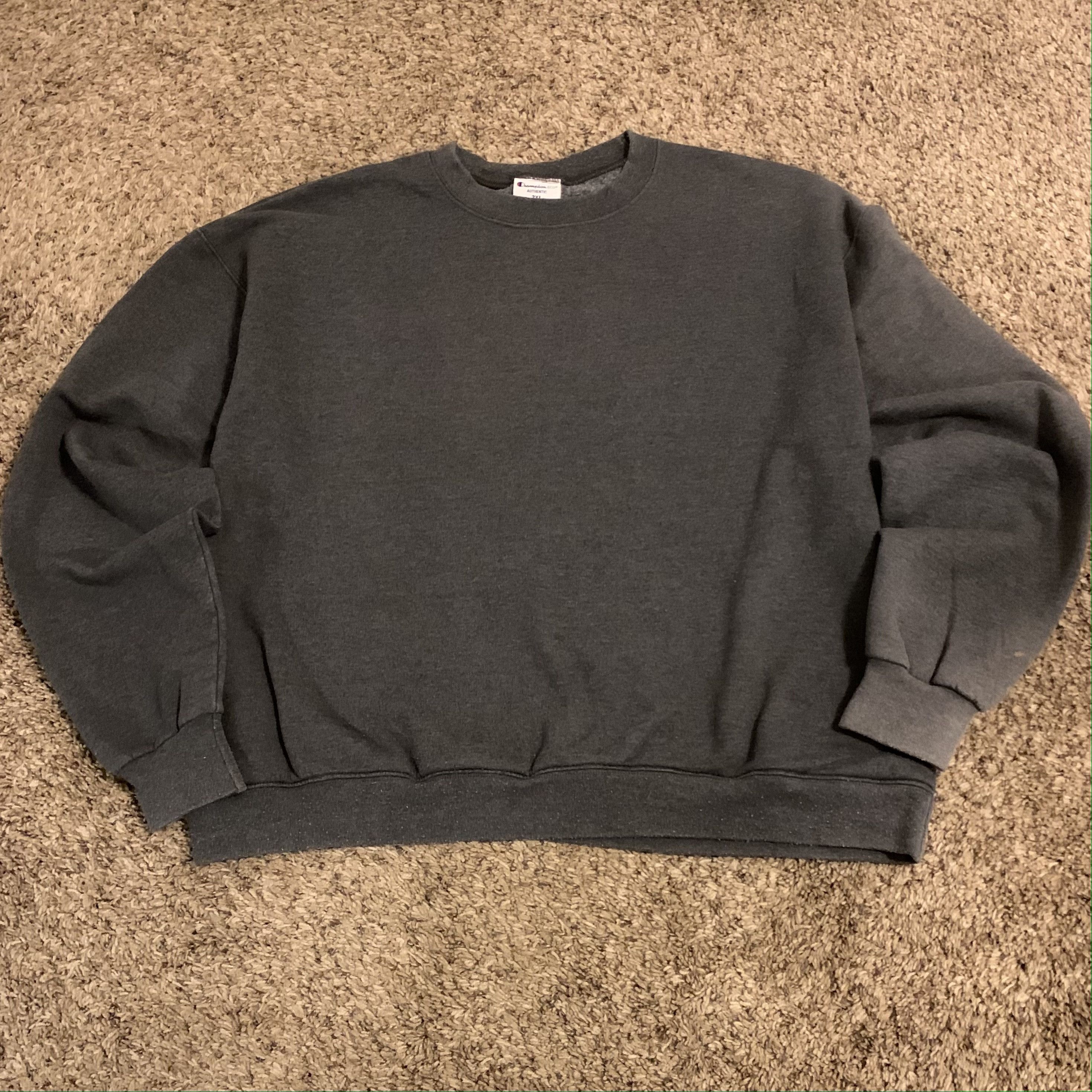 Champion VINTAGE CHAMPION BLANK SWEATSHIRT Size US XXL / EU 58 / 5 - 1 Thumbnail