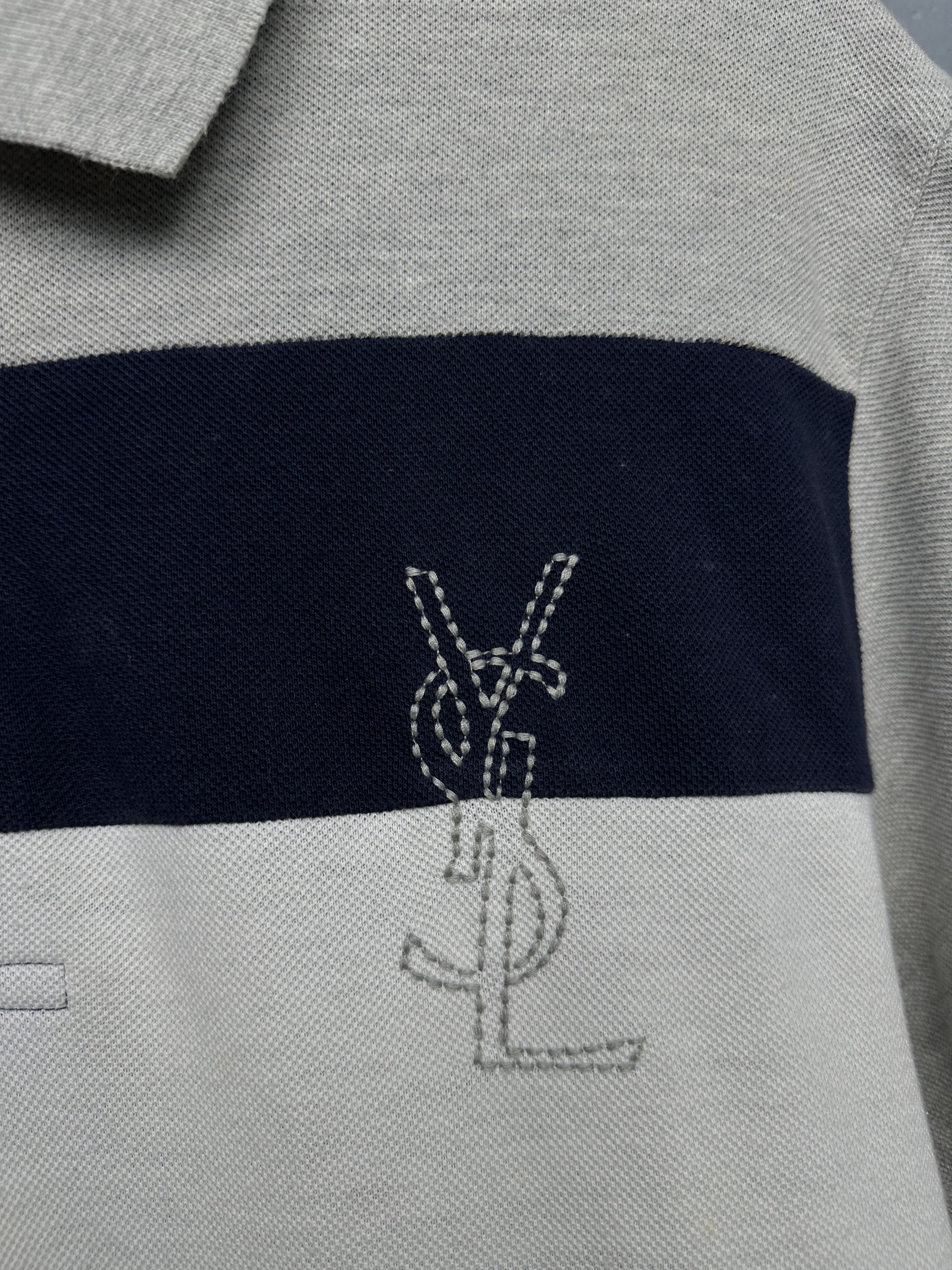 Yves Saint Laurent Yves Saint Laurent YSL Mens Big Logo Polo Shirt Size US M / EU 48-50 / 2 - 3 Thumbnail