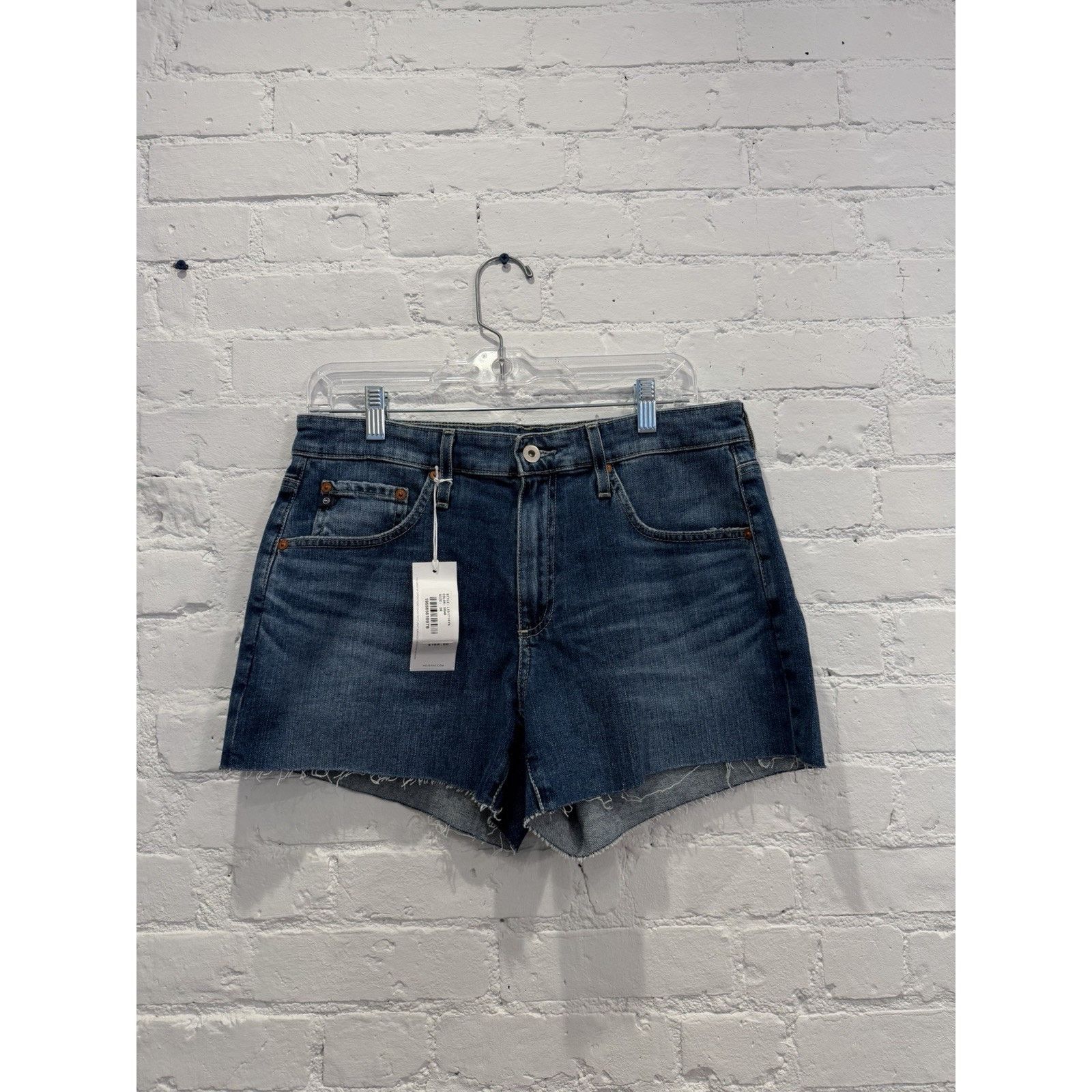 AG Adriano Goldschmied AG Hailey CutOff ExBoyfriend Jean Jorts Made In Japan Size 29" - 4 Thumbnail