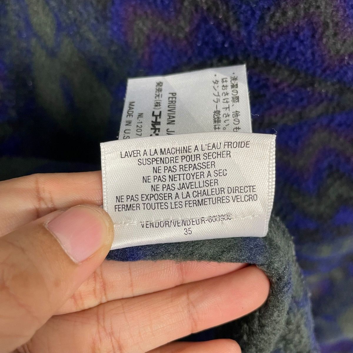 The North Face Vintage The North Face Geometric Peruvian Jacket Size US XL / EU 56 / 4 - 19 Thumbnail