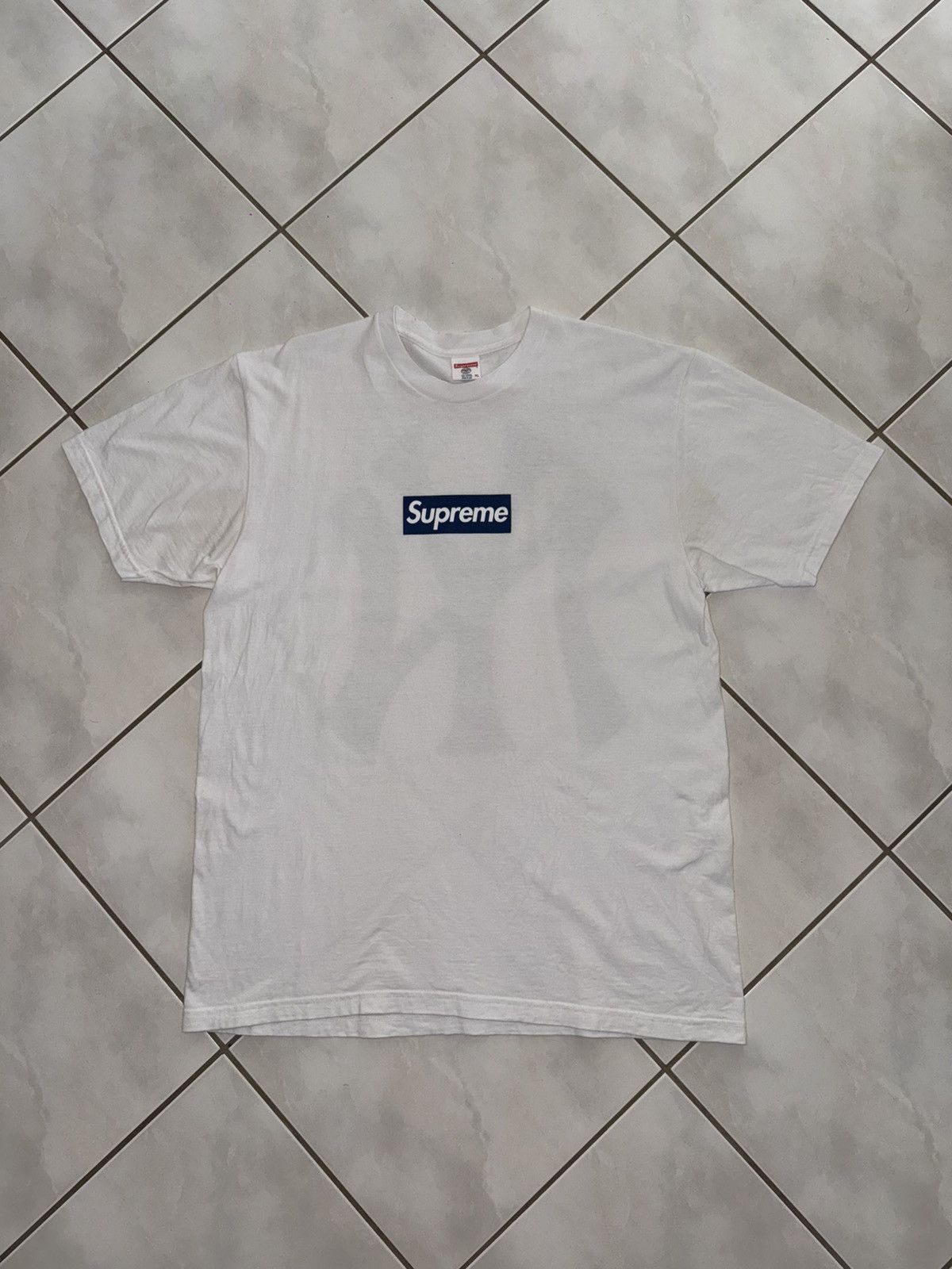Supreme Yankees Box Logo Tee | Grailed