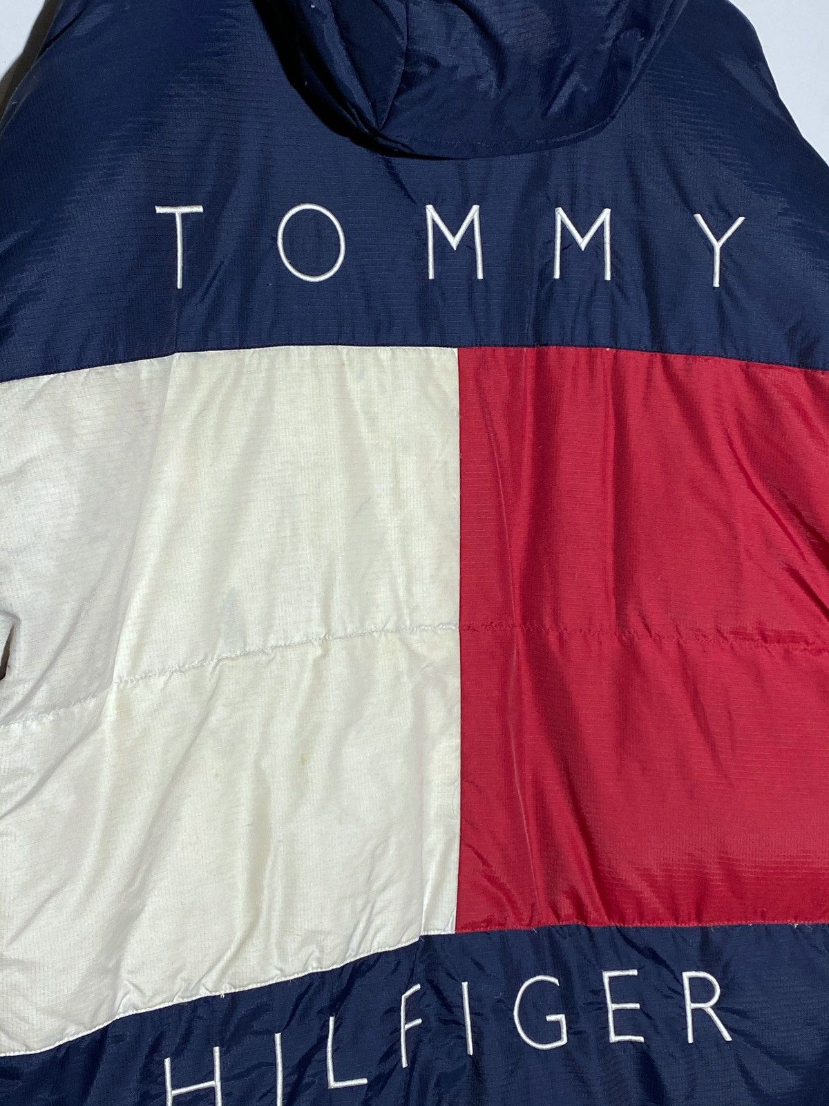 Tommy Hilfiger Vintage 2000s Tommy Hilfiger Rare Down Puffer Jacket Size US XL / EU 56 / 4 - 4 Thumbnail