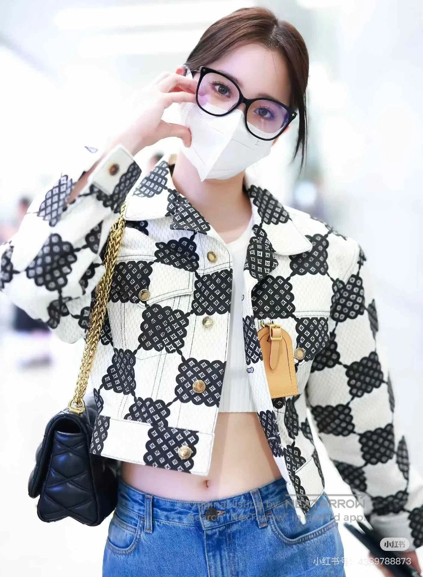 Louis Vuitton LV Black White Checkerboard Denim Jacket. Size S / US 4 / IT 40 - 1 Thumbnail