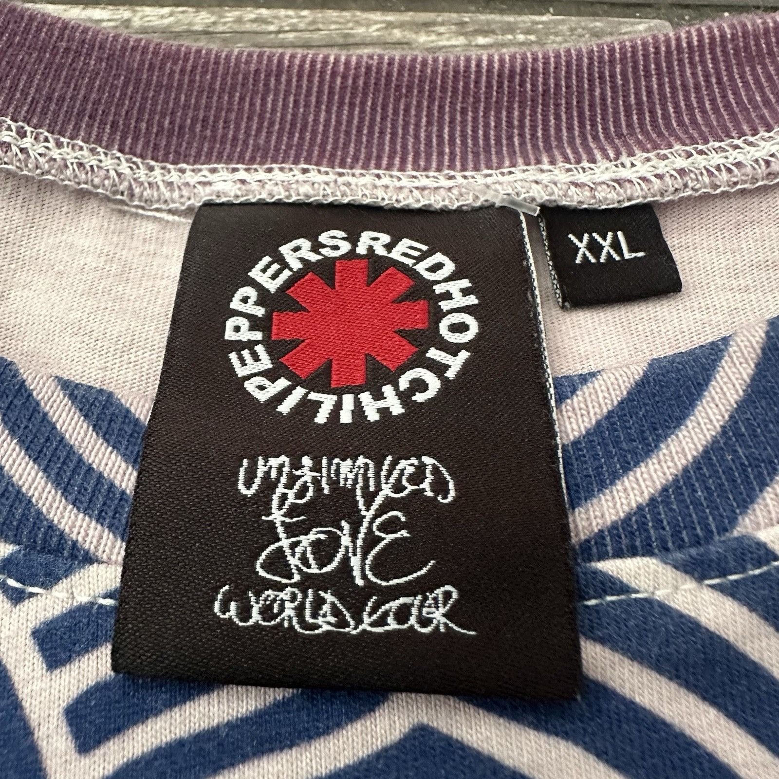 Band Tees RED HOT CHILI PEPPERS UNLIMITED LOVE WORL TOUR AOP T-SHIRT 2 Size US XXL / EU 58 / 5 - 3 Thumbnail