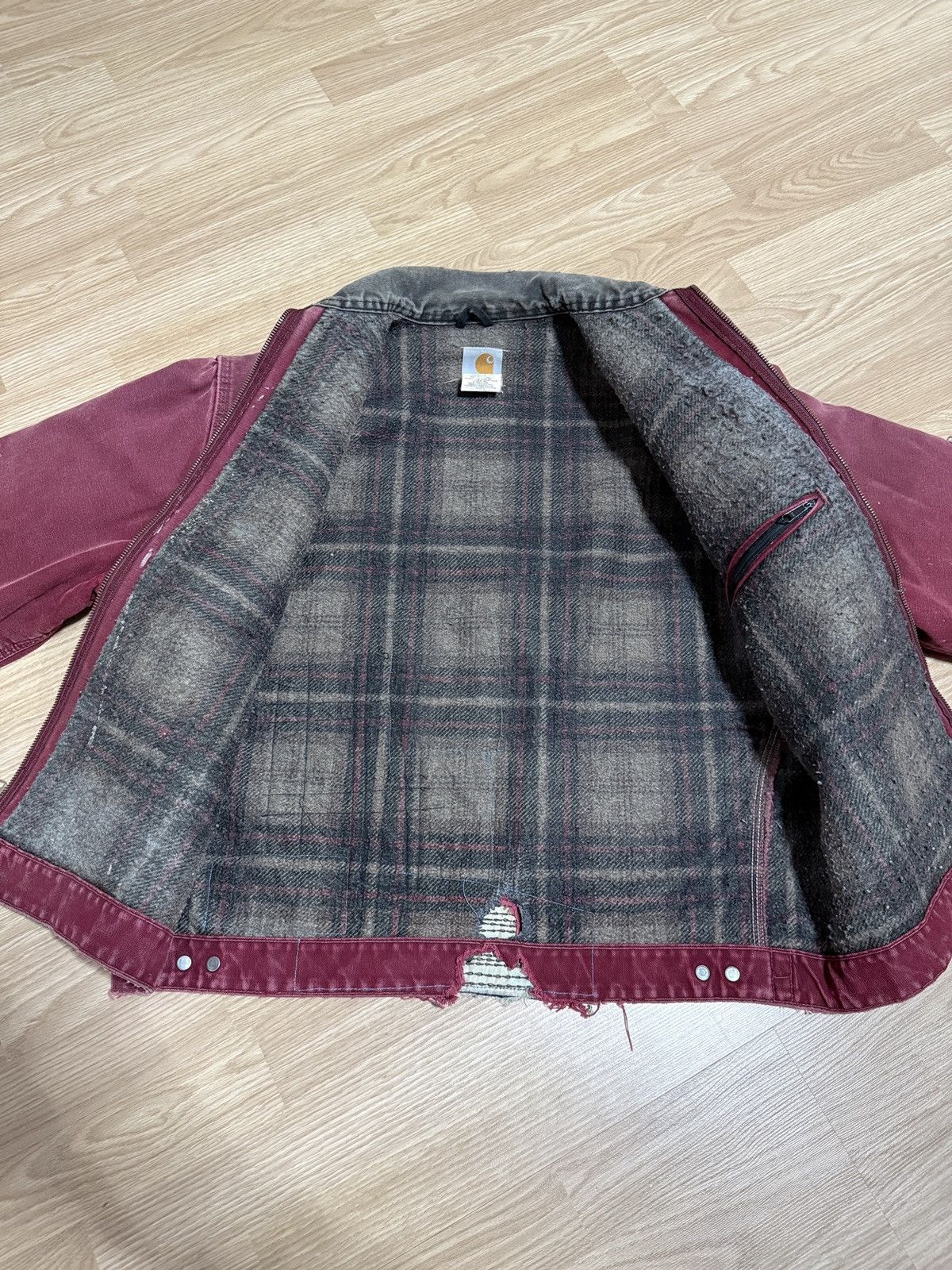 Carhartt Carhartt CRI Detroit Jacket Crimson Red *RARE* Size US L / EU 52-54 / 3 - 8 Thumbnail