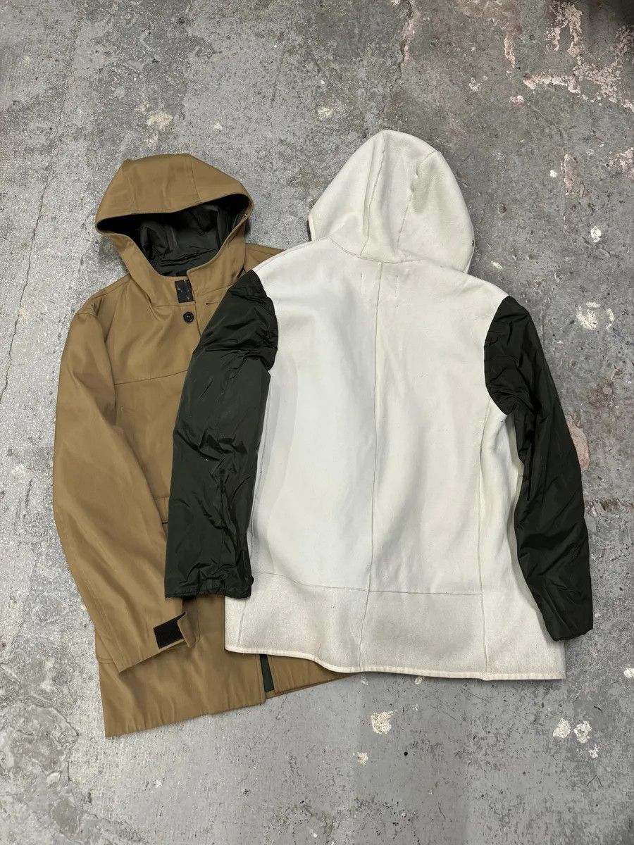 Prada FW1999 Prada Beige Buttoned Hooded 2 in 1 Coat Size US M / EU 48-50 / 2 - 5 Thumbnail