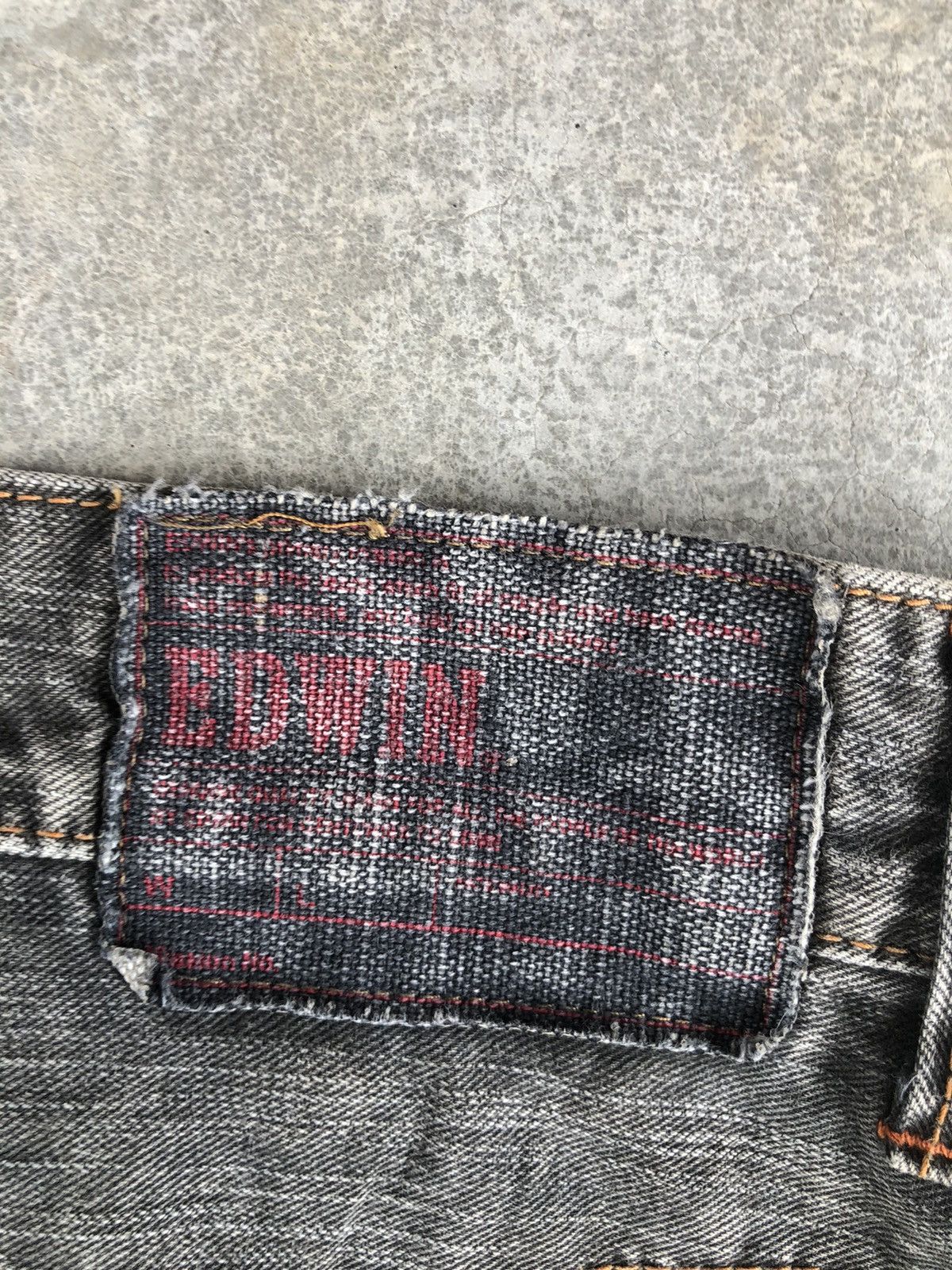 Edwin Japanese Edwin Exclusive Distressed Jeans Size US 33 - 14 Thumbnail