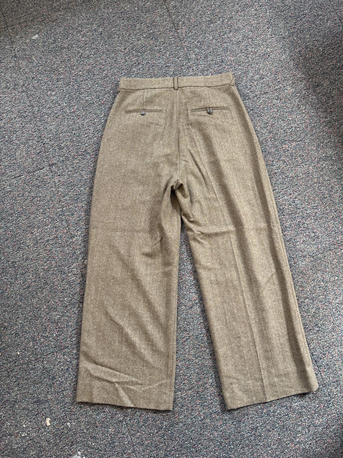 Other OFiles Double Pleated Herringbone Trousers in tobacco Size US 34 / EU 50 - 5 Thumbnail