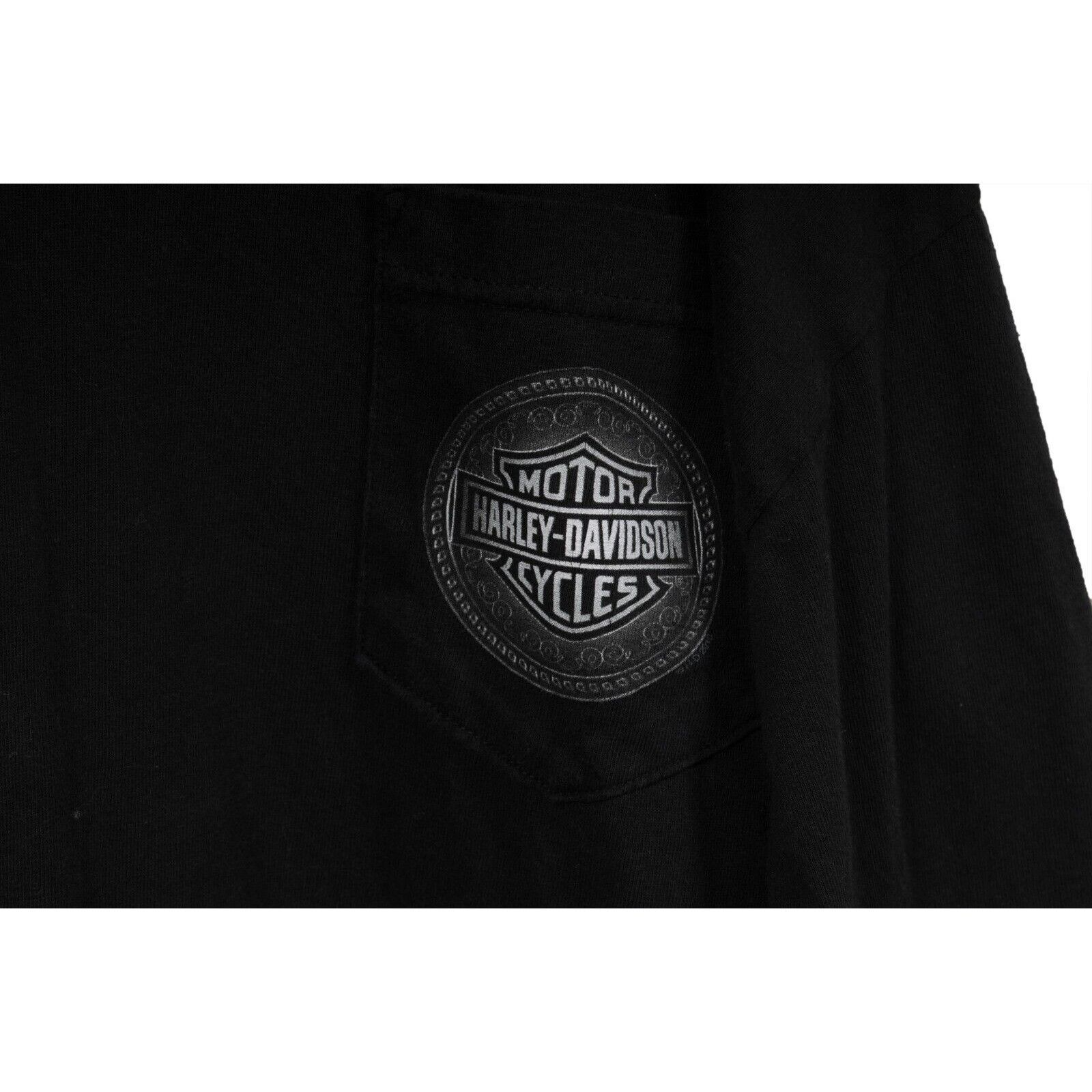 Harley Davidson 2000s Gateway St Louis Missouri Pocket T Shirt (3XL) - 02164 Size US XXL / EU 58 / 5 - 6 Thumbnail