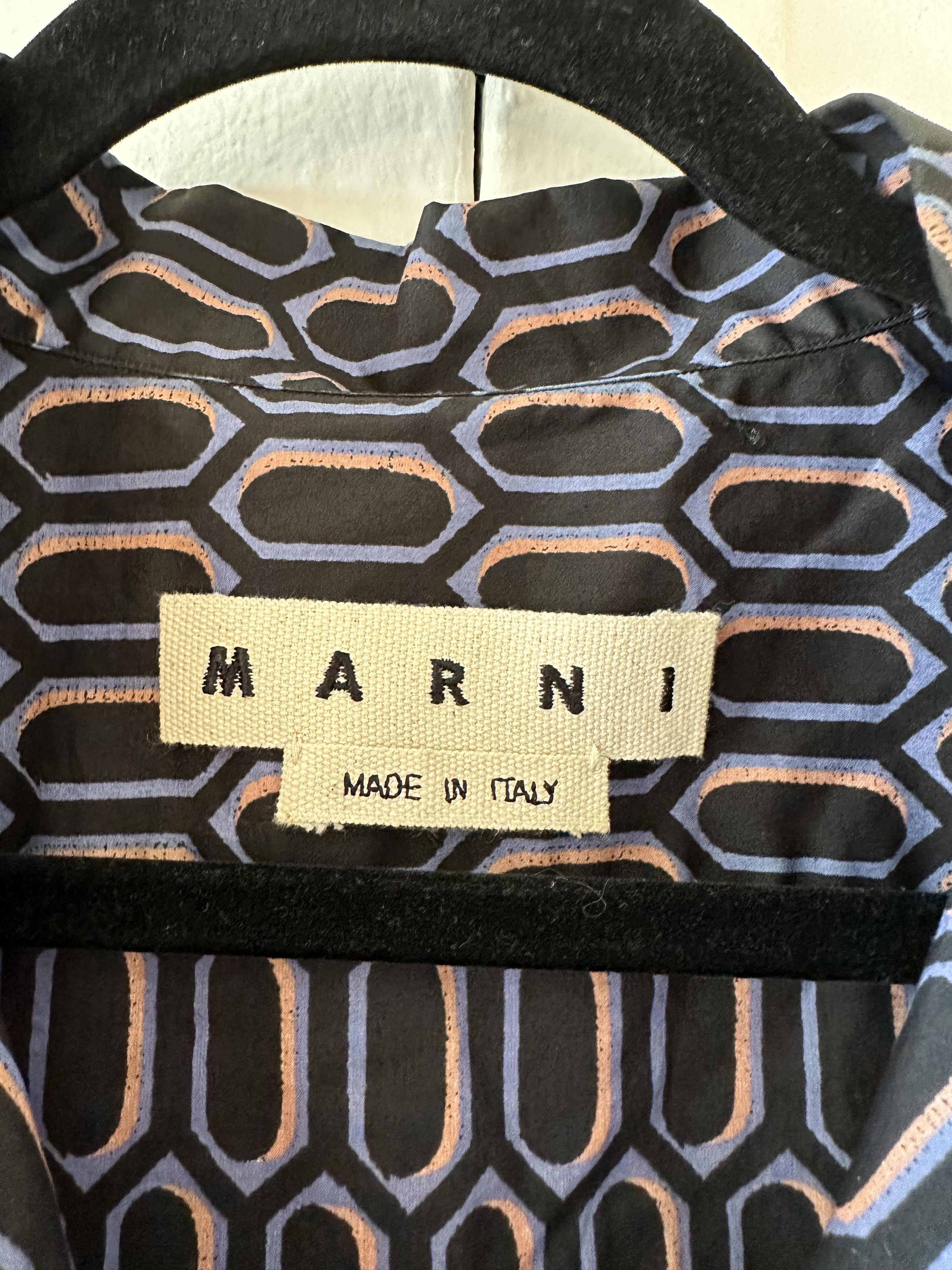 Marni Marni Short Sleeve Button Up Shirt Size US M / EU 48-50 / 2 - 3 Thumbnail