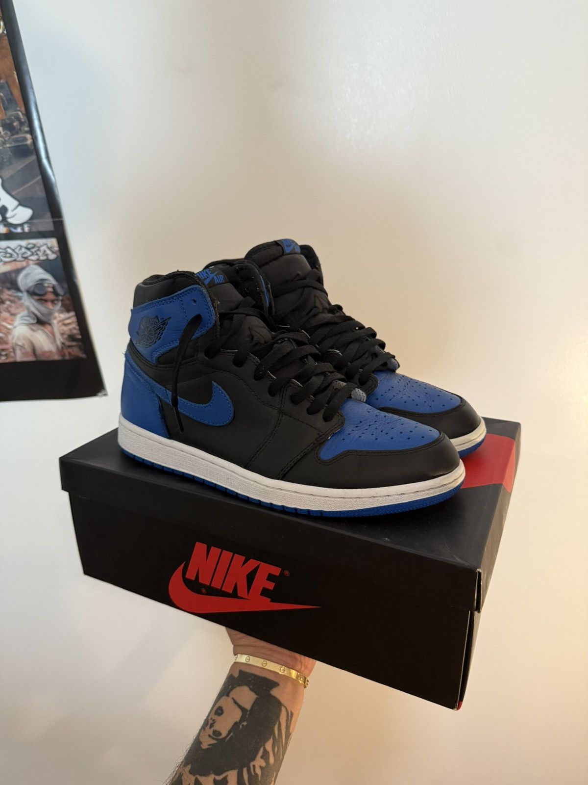 Jordan Brand Jordan 1 royals size 10.5 Size US 10.5 / EU 43-44 - 3 Thumbnail
