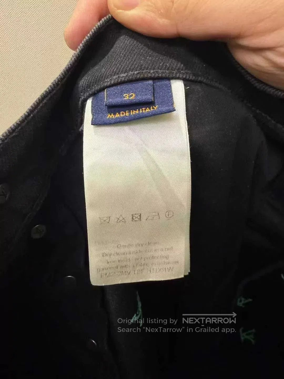 Louis Vuitton louis vuitton embroidered logo denim pants. Size US 32 / EU 48 - 3 Thumbnail