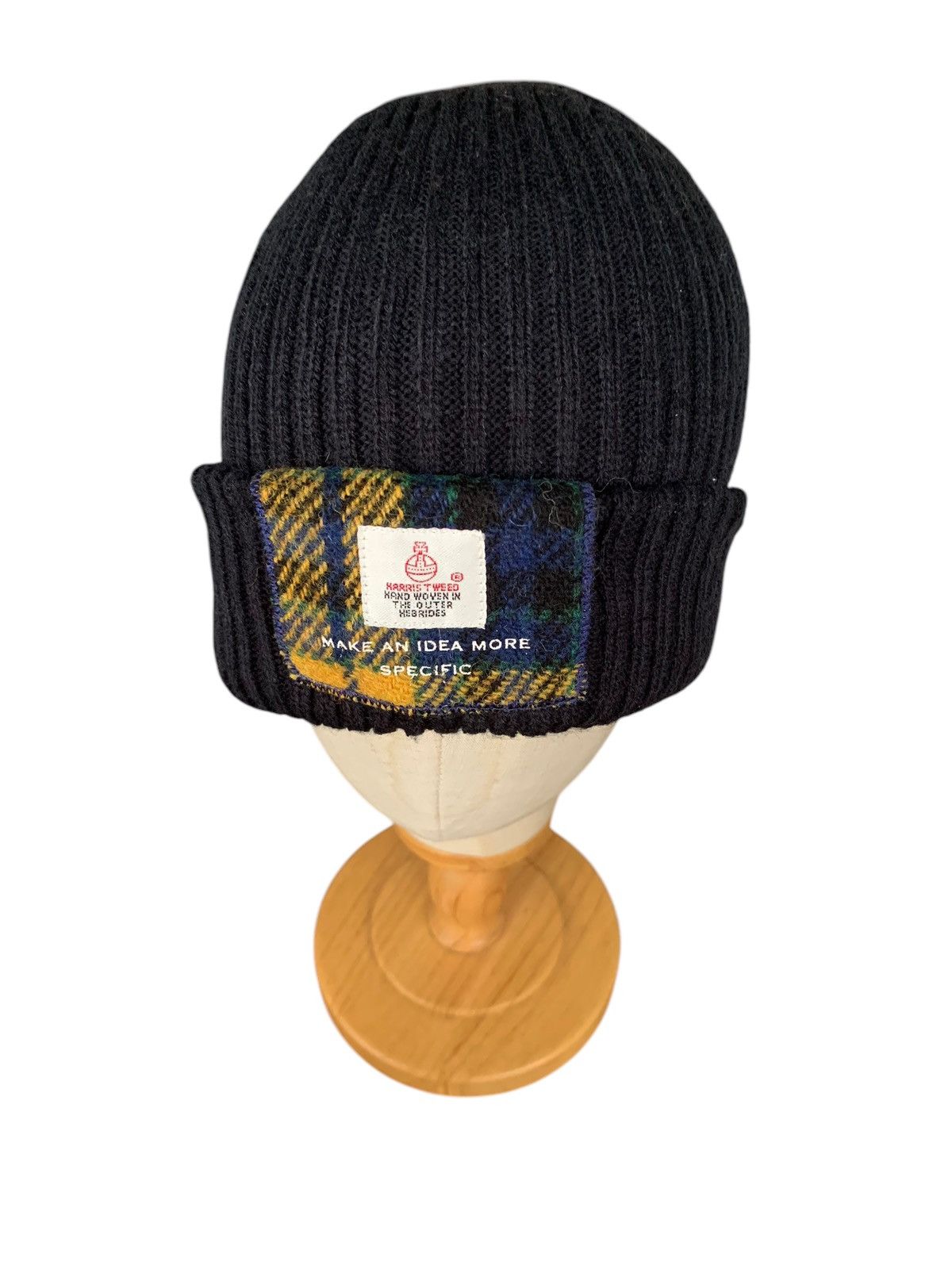 Japanese Brand × Kapital × Vintage HARRIS TWEED KNITTED WINTER SESIONS BEANIE HATS Size ONE SIZE - 5 Thumbnail