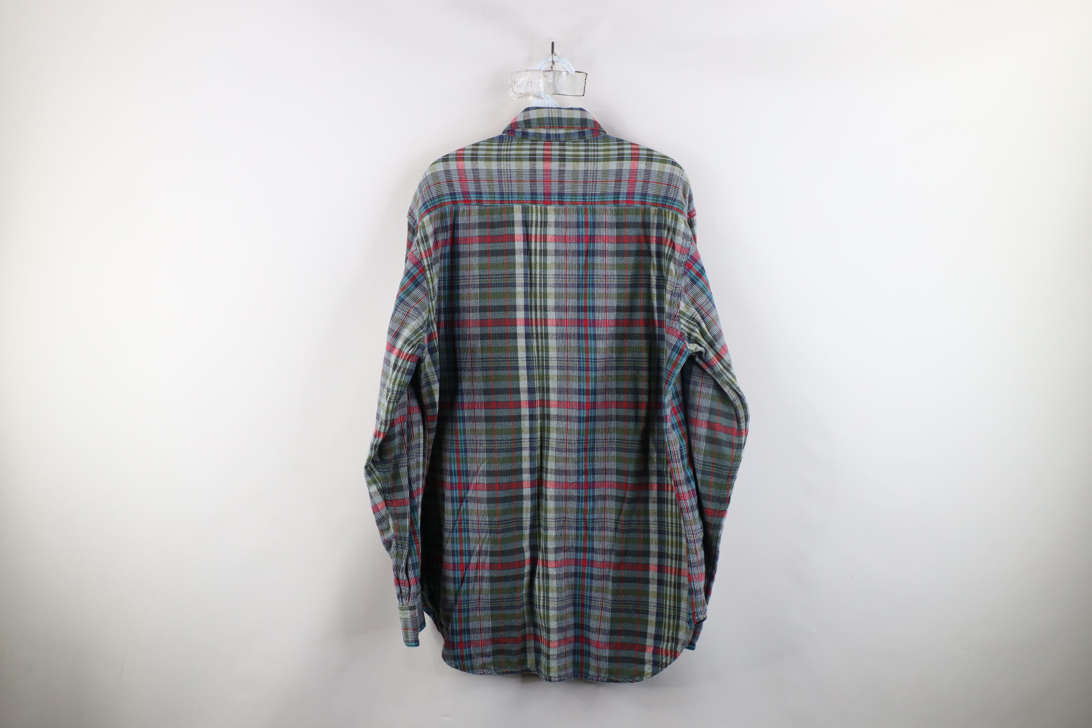 Vintage × Woolrich Woolen Mills Vintage 90s Woolrich Rainbow Plaid Flannel Button Down Shirt Size US L / EU 52-54 / 3 - 9 Thumbnail