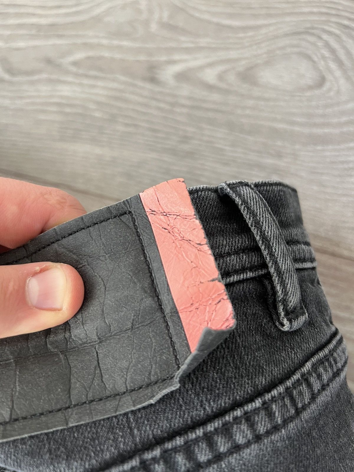 Acne Studios Acne Studios Bla Konst Stockholm River Used Black Men Jeans Size US 32 / EU 48 - 19 Thumbnail